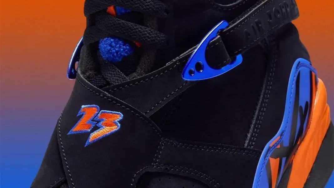 Der Air Jordan 8 "Knicks" ist Teil der "Idols Become Rivals“-Serie. 