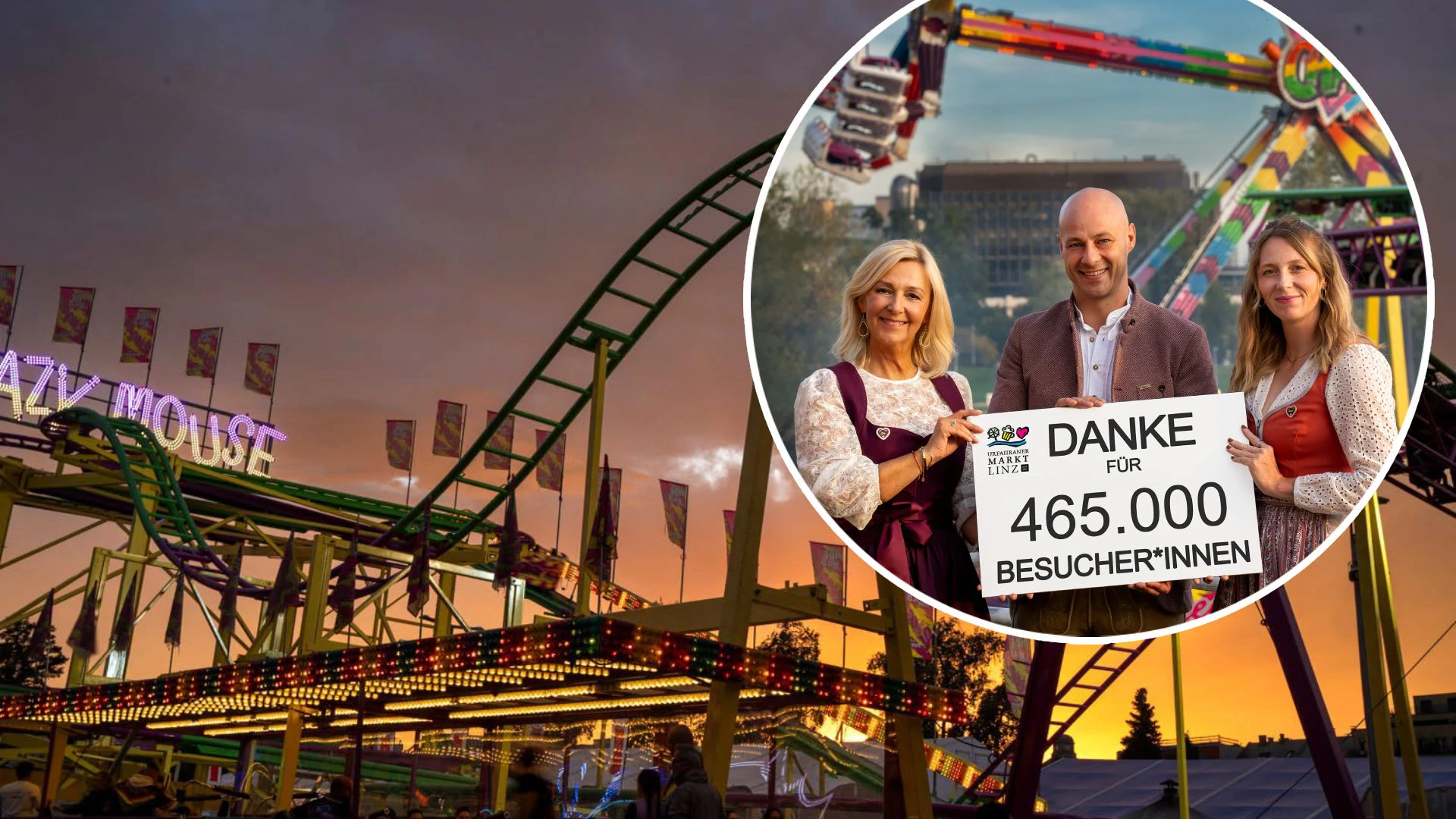Freuen sich über die Bilanz (v.l.): Manuela Damm, Mitarbeiterin in der Abteilung Marktmanagement und Tourismus, VP-Vizebürgermeister Martin Hajart und Theresa Gillhofer, Leiterin der Abteilung Marktmanagement und Tourismus.
