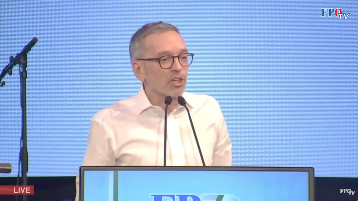 FPÖ-Chef Herbert Kickl am Hartberger Oktoberfest: "Am Ende steht der Volkskanzler."