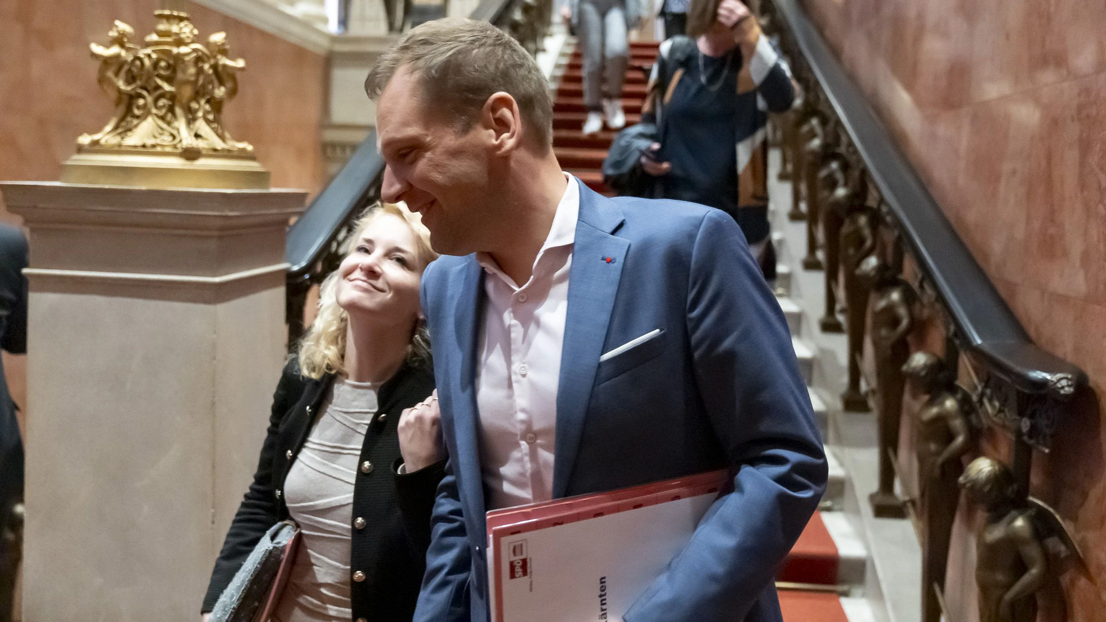 Philip Kucher und Eva-Maria Holzleitner führen künftig die SPÖ.
