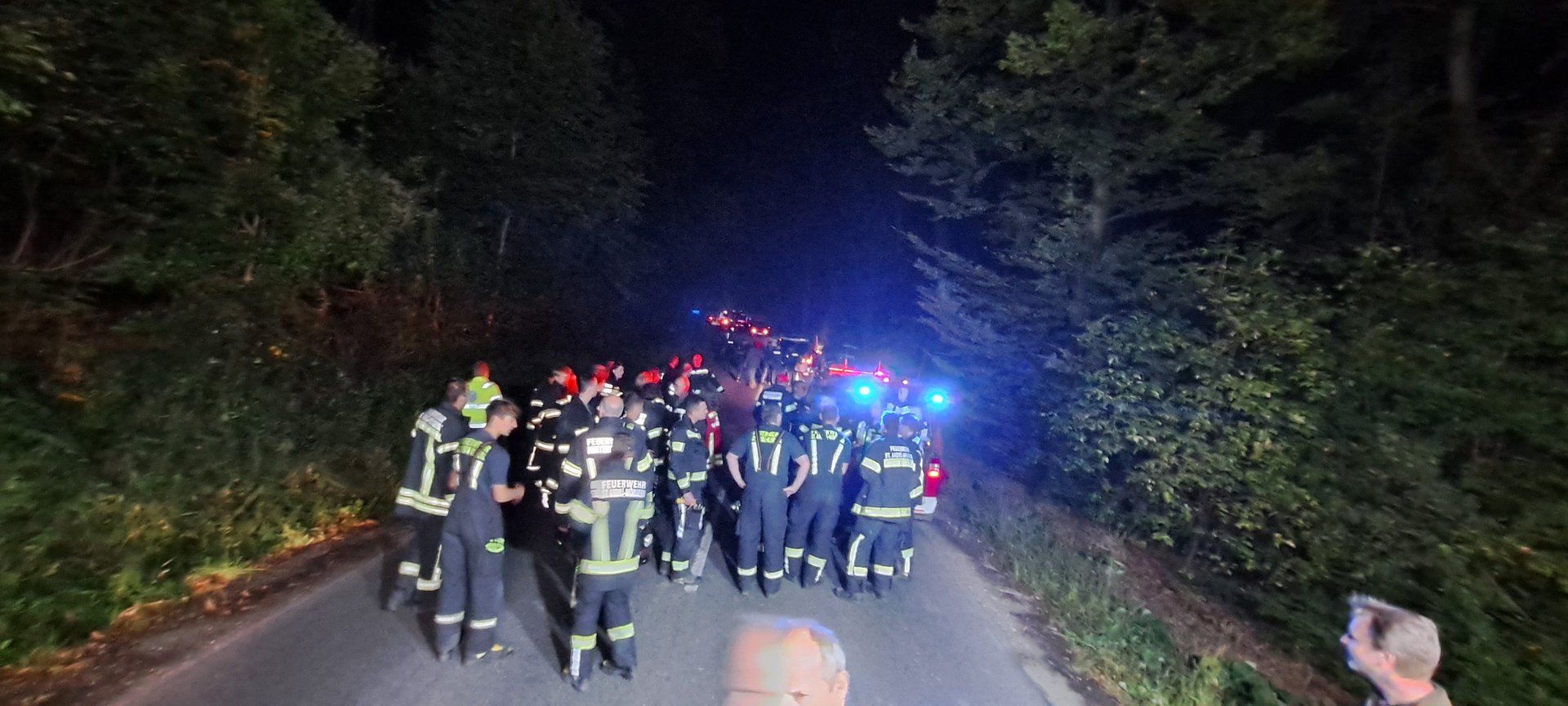 Um 19.54 Uhr wurde die Feuerwehr zu einer Personensuche alarmiert.
