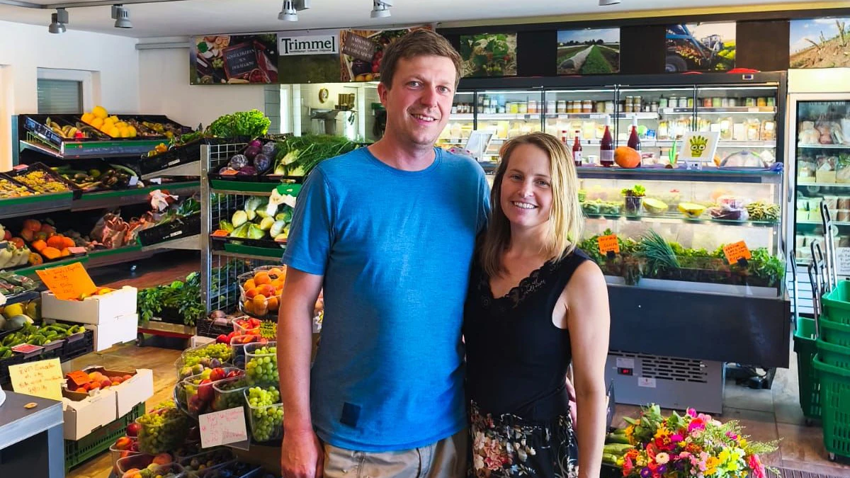 Die Landwirtschaft, auf der Christine Eliskases arbeitet, baut derzeit auf rund fünf Hektar Gemüse für den Tiefkühlproduzenten Ardo an.