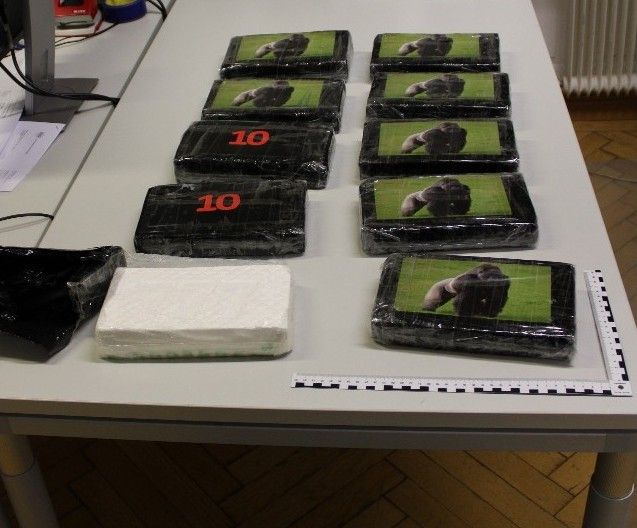 Insgesamt wurden elf Kilogramm Kokain sichergestellt.