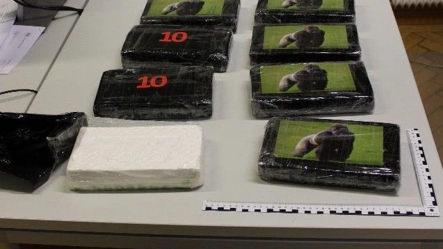 Insgesamt wurden elf Kilogramm Kokain sichergestellt.