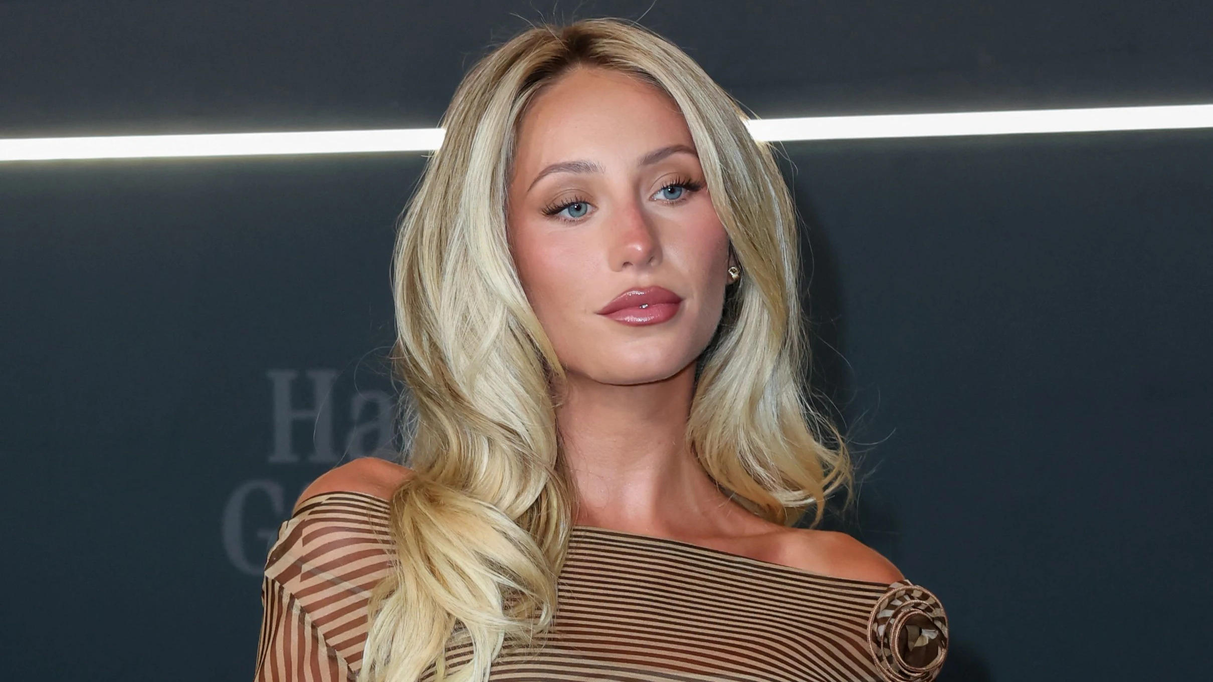 Alix Earle attends the premiere for the film "Happy Gilmore 2" in New York City, U.S., July 21, 2025. 