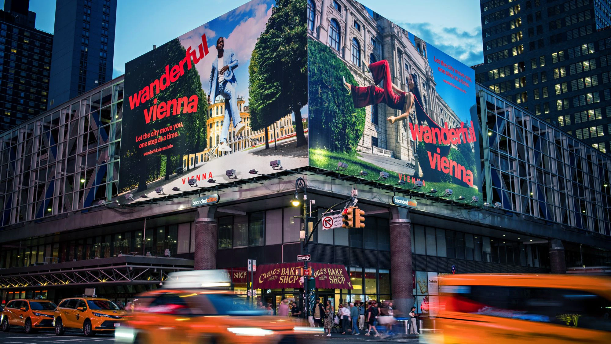 Heute.at - Wien erobert Welt! Großplakate in New York und London