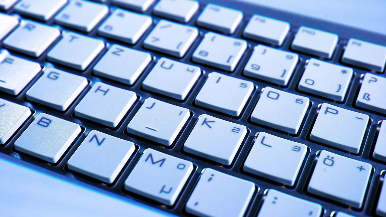 Tastaturdetail mit Tasten