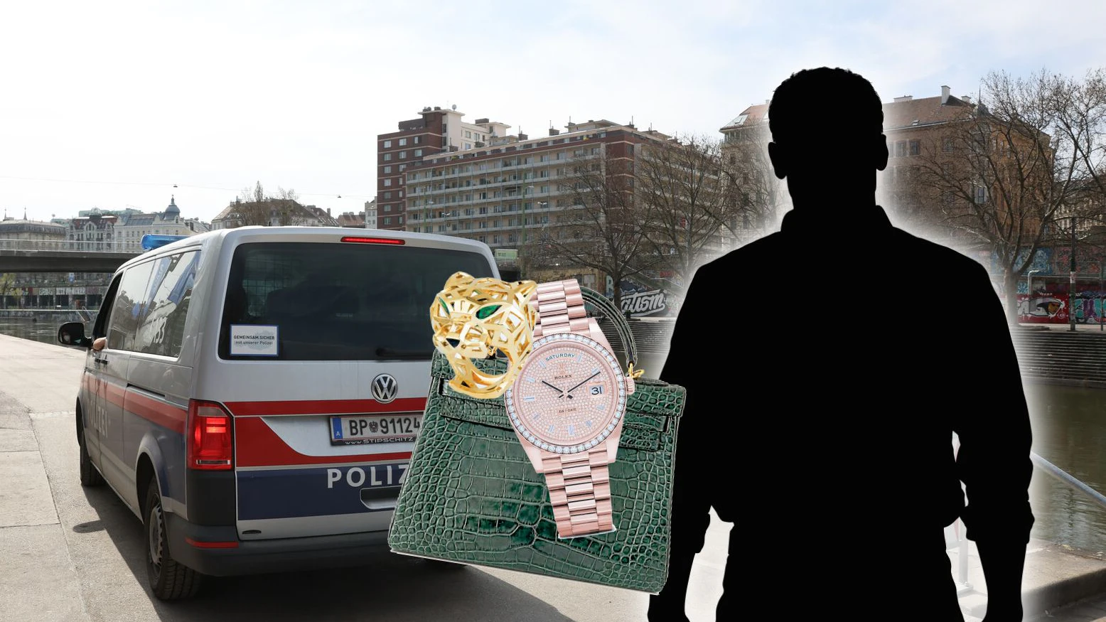 Der Verdächtige soll in der Wiener Innenstadt auf Beutezug gegangen sein, versuchte es auch bei einer bekannten TV-Persönlichkeit