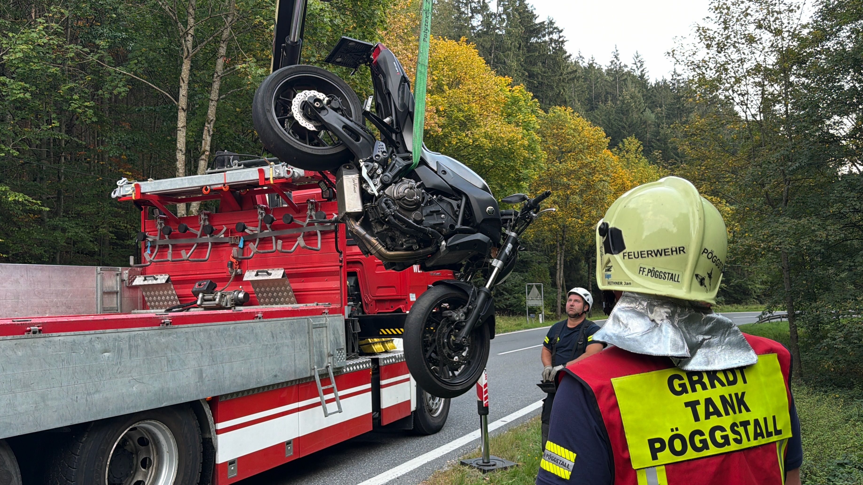 Für den Motorradfahrer kam jede Hilfe zu spät.