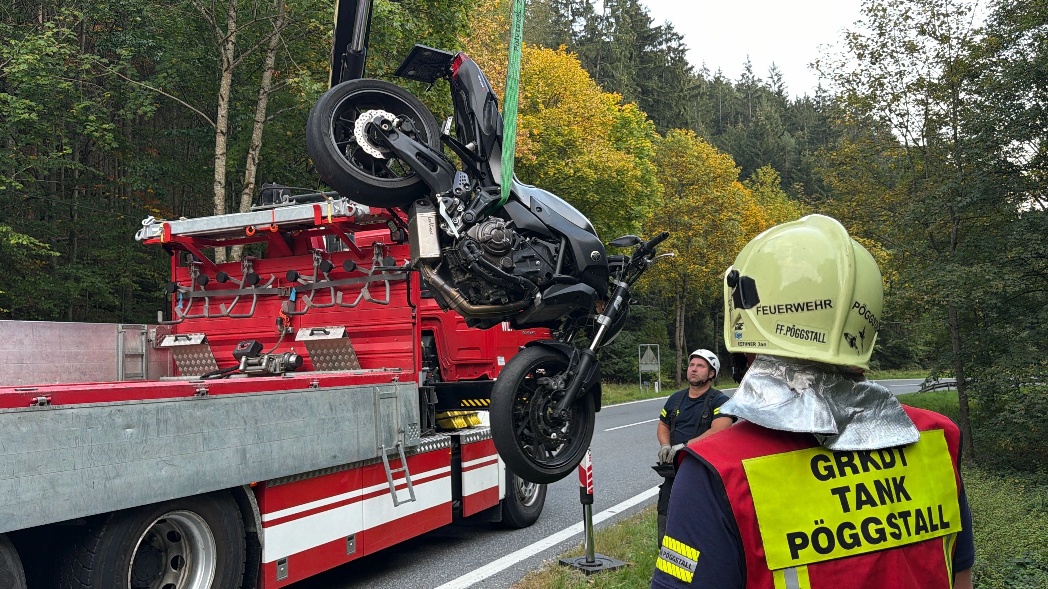 Für den Motorradfahrer kam jede Hilfe zu spät.