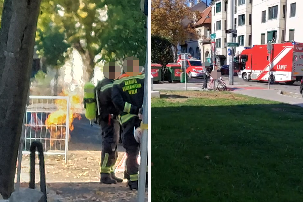 Am Dienstag sorgte eine kaputte Gasleitung für einen Einsatz der Feuerwehr.