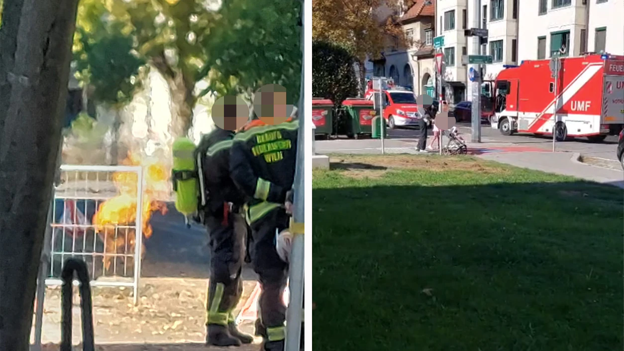 Am Dienstag sorgte eine kaputte Gasleitung für einen Einsatz der Feuerwehr.