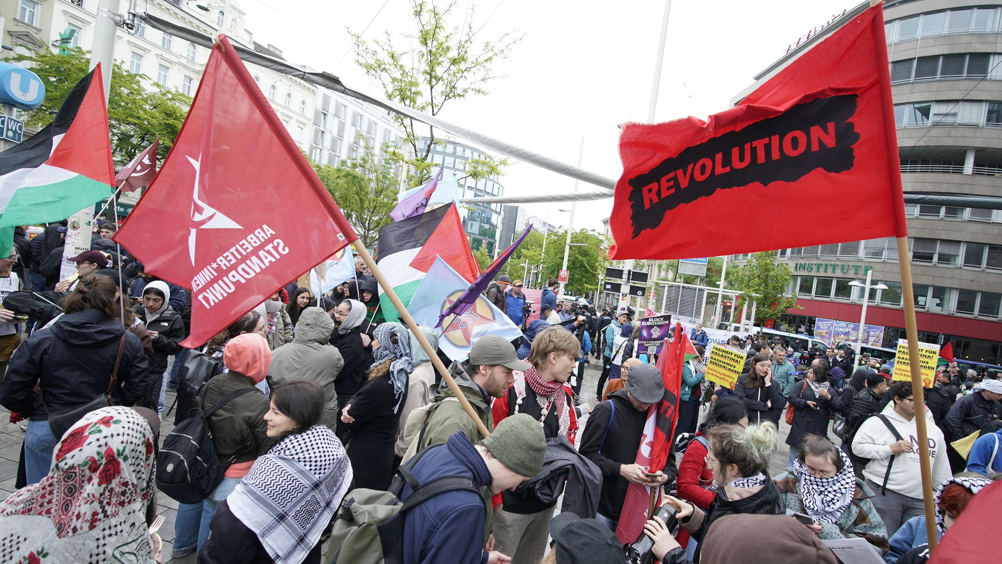 Palästina-Demo in Wien