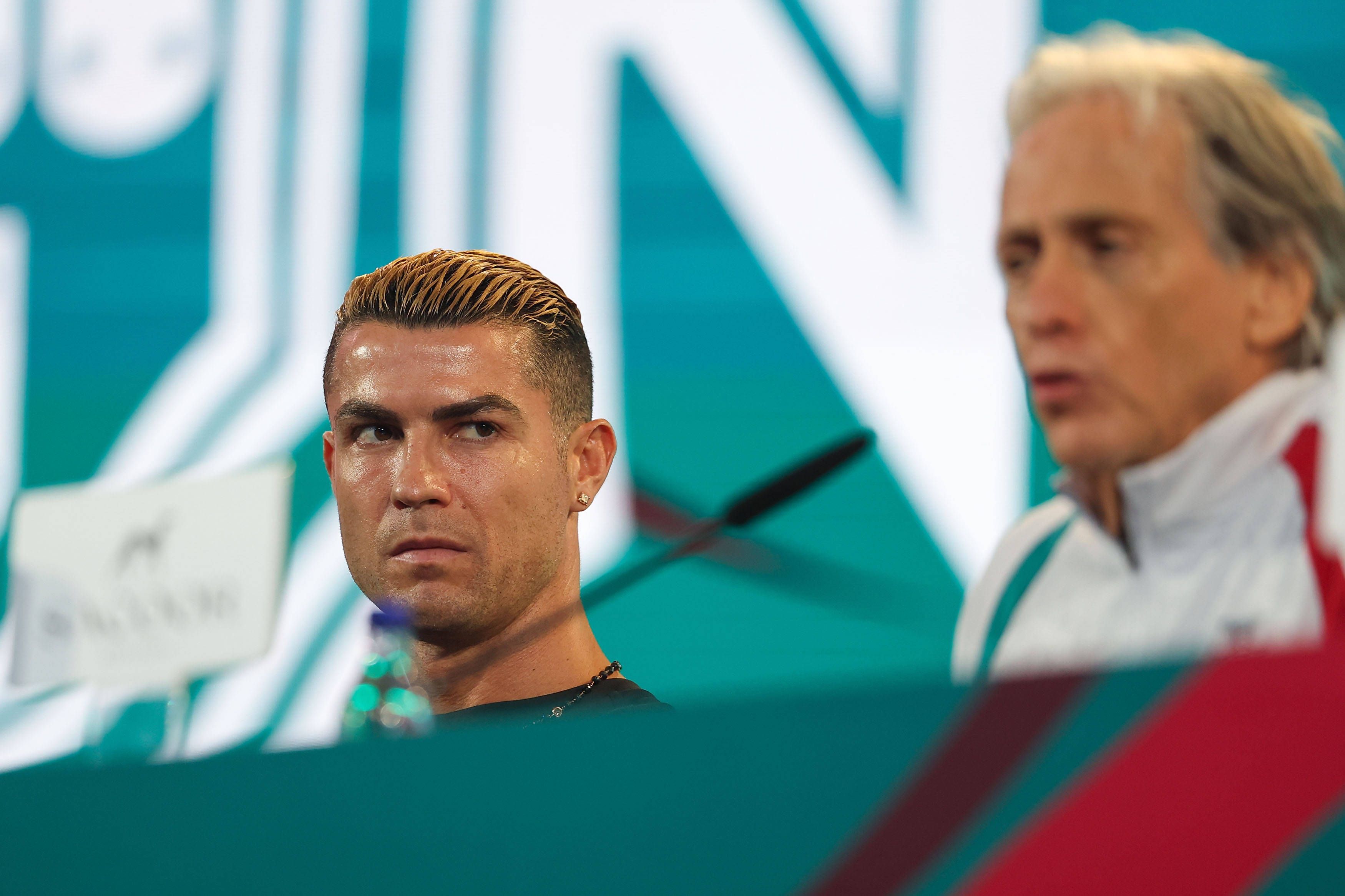 Cristiano Ronaldo und Jorge Jesus.