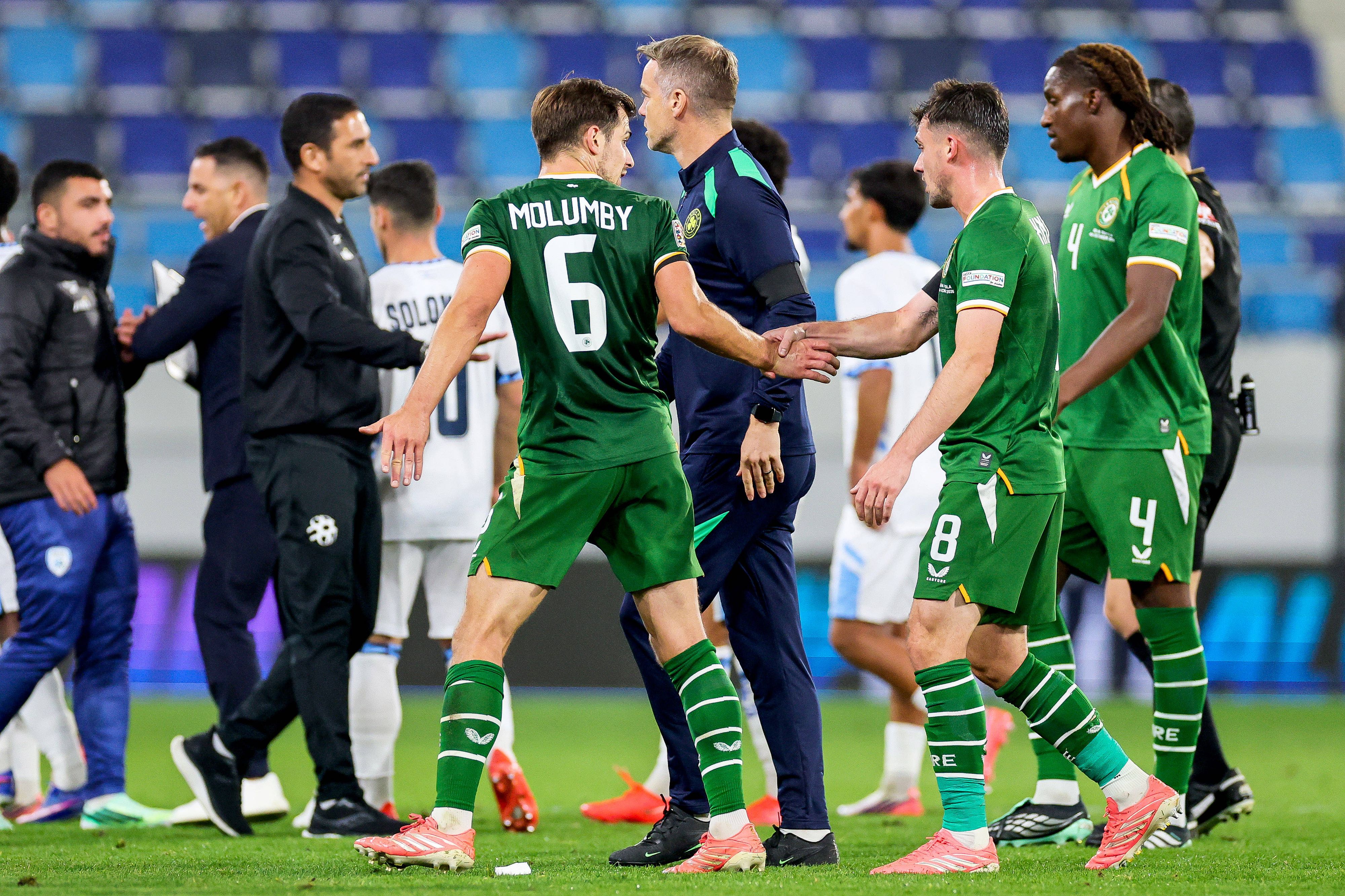 Große Aufregung nach dem Nations-League-Duell zwischen Irland und Israel im serbischen Backa Topola. 