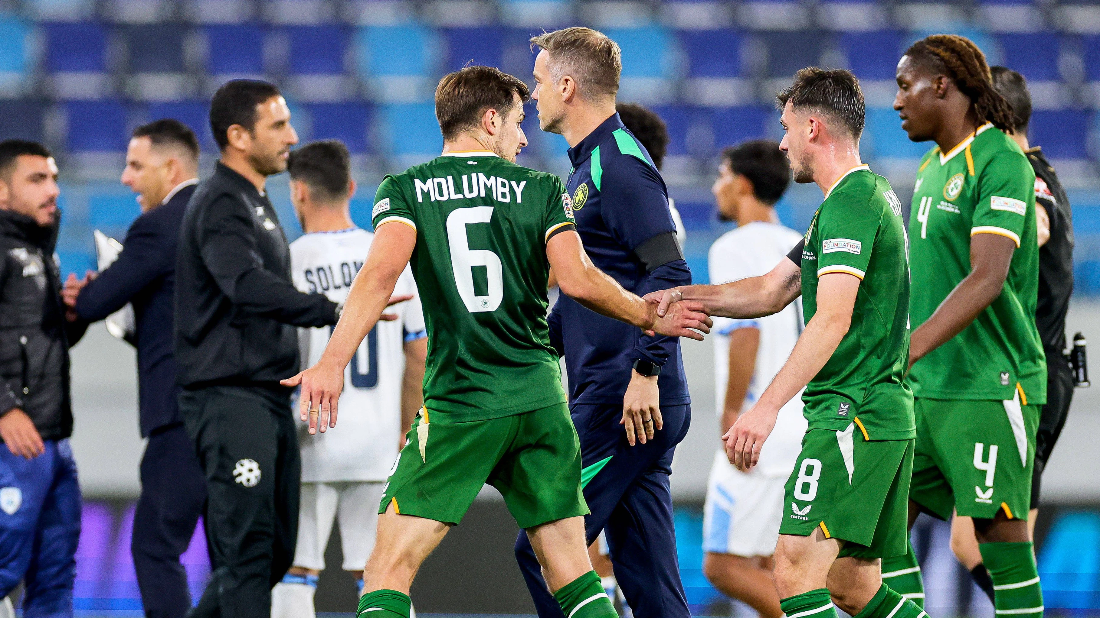 Große Aufregung nach dem Nations-League-Duell zwischen Irland und Israel im serbischen Backa Topola. 