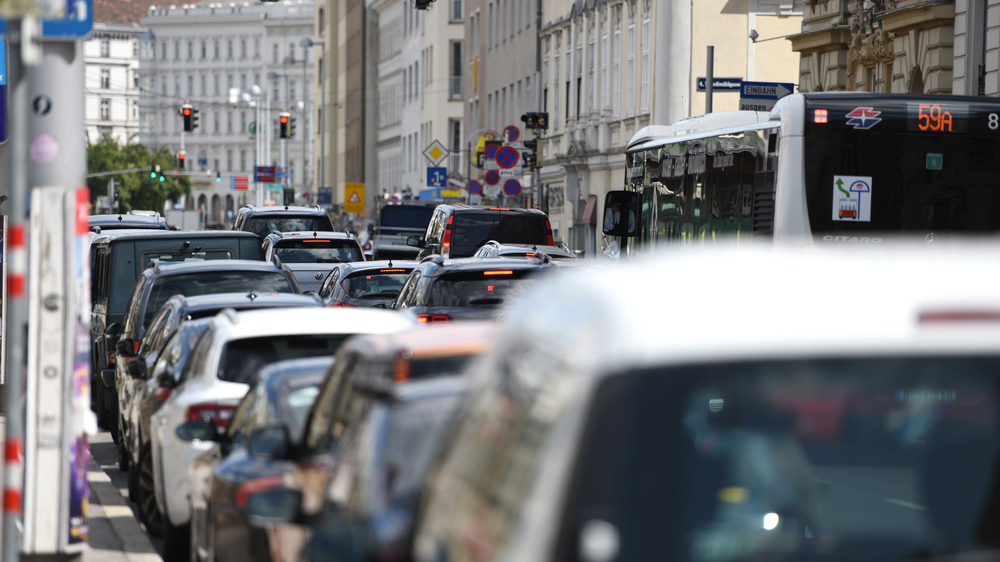 Staus wegen Rave Run Wien am Donnerstagabend