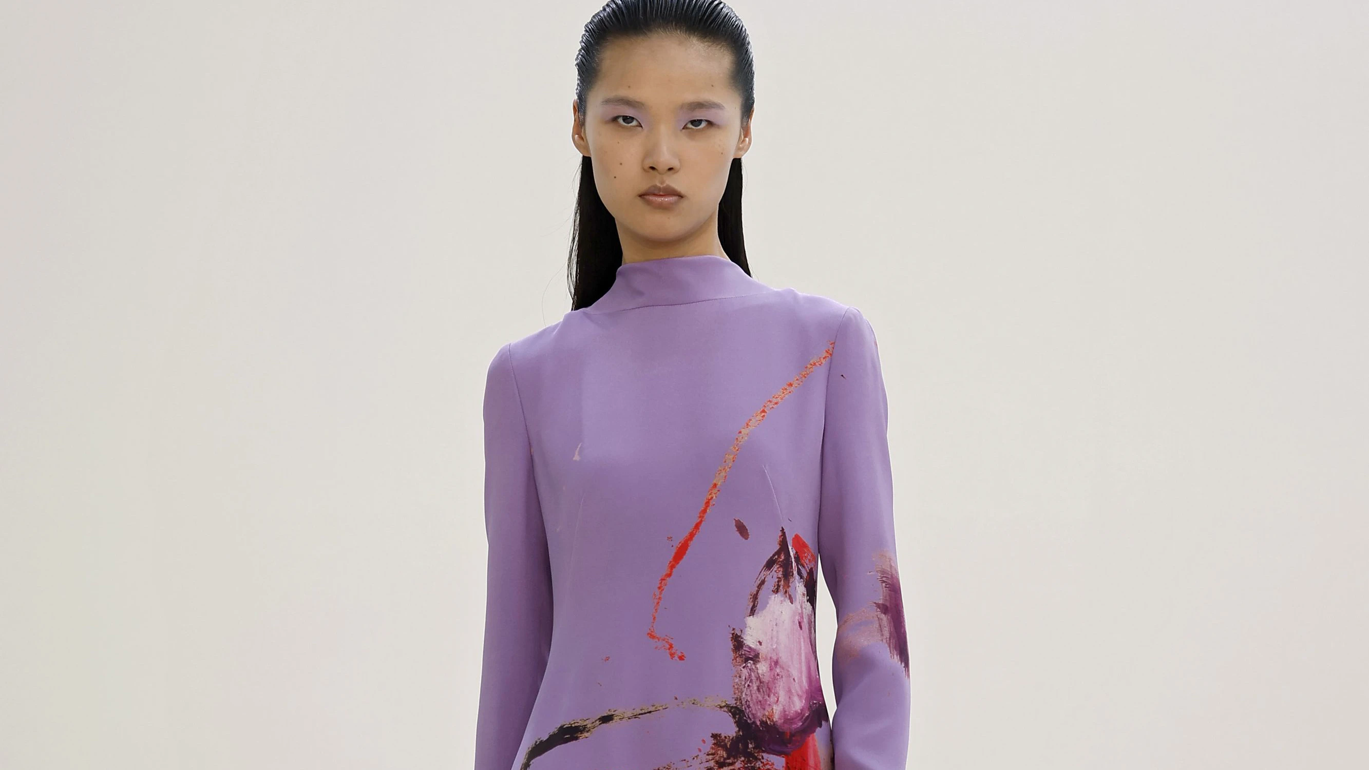 FOR EDITORIAL USE ONLY.  Akris - Paris Fashion Week. Ready to Wear. Spring/Summer 2027.