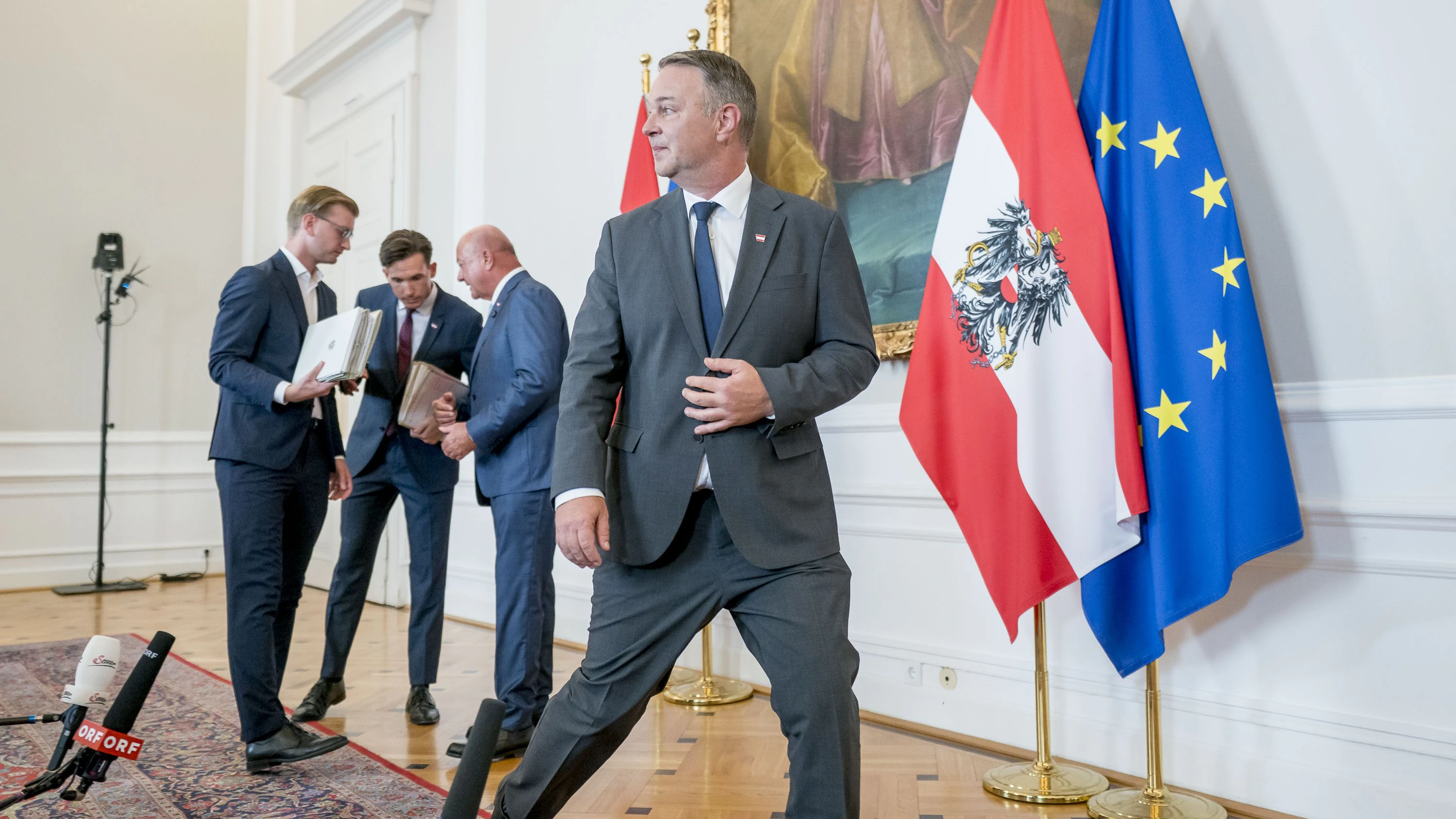 Andreas Babler bleibt noch bis Ende des Jahres Vizekanzler.