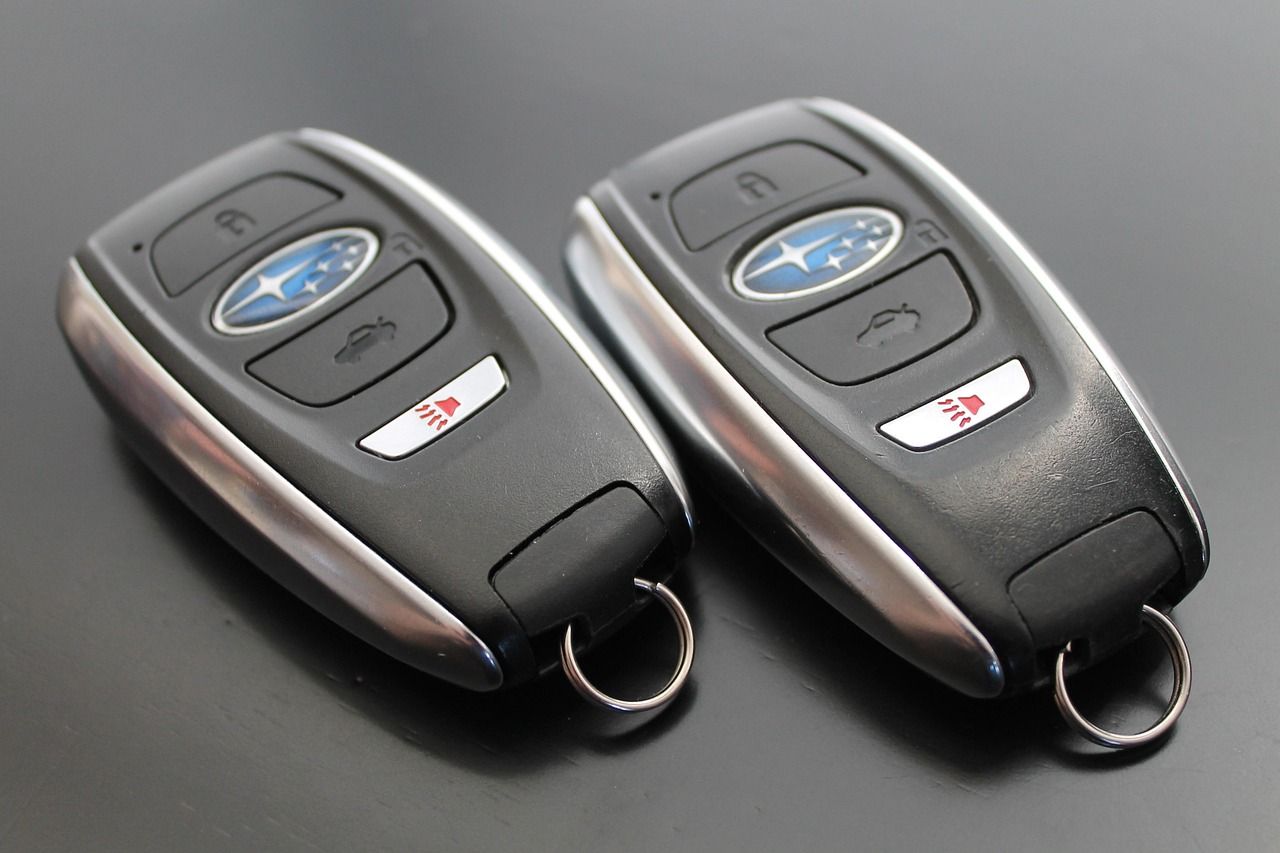 Moderner Autoschlüssel mit Keyless-System