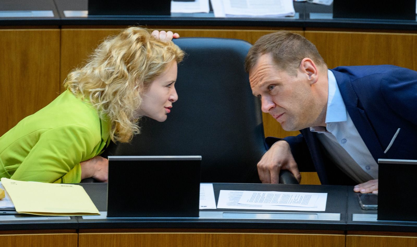 Bundesministerin Eva-Maria Holzleitner (SPÖ) und SPÖ-Klubobmann Philip Kucher.