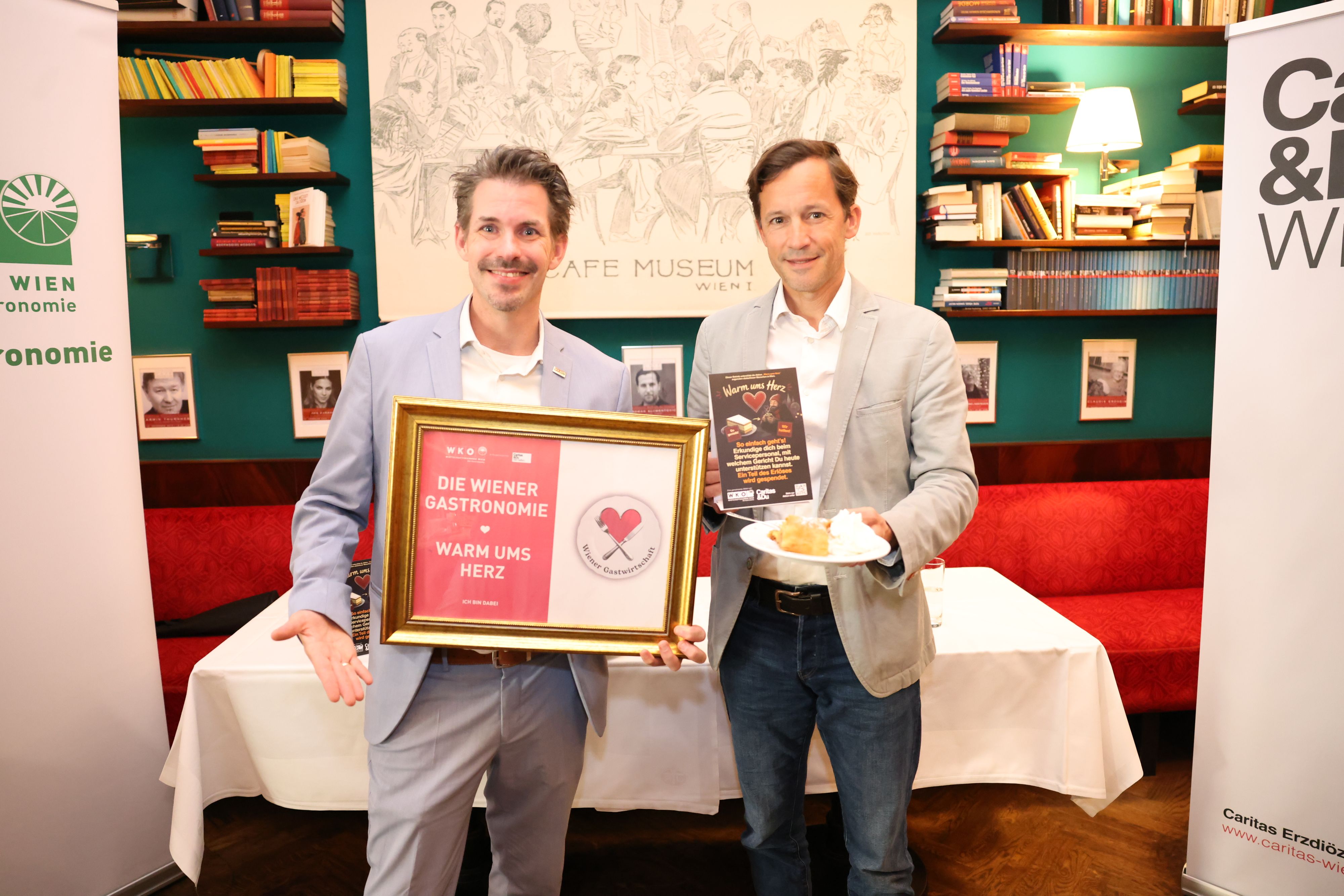 Thomas Peschta (WkW) Klaus Schwertner (Caritas, v.l.)