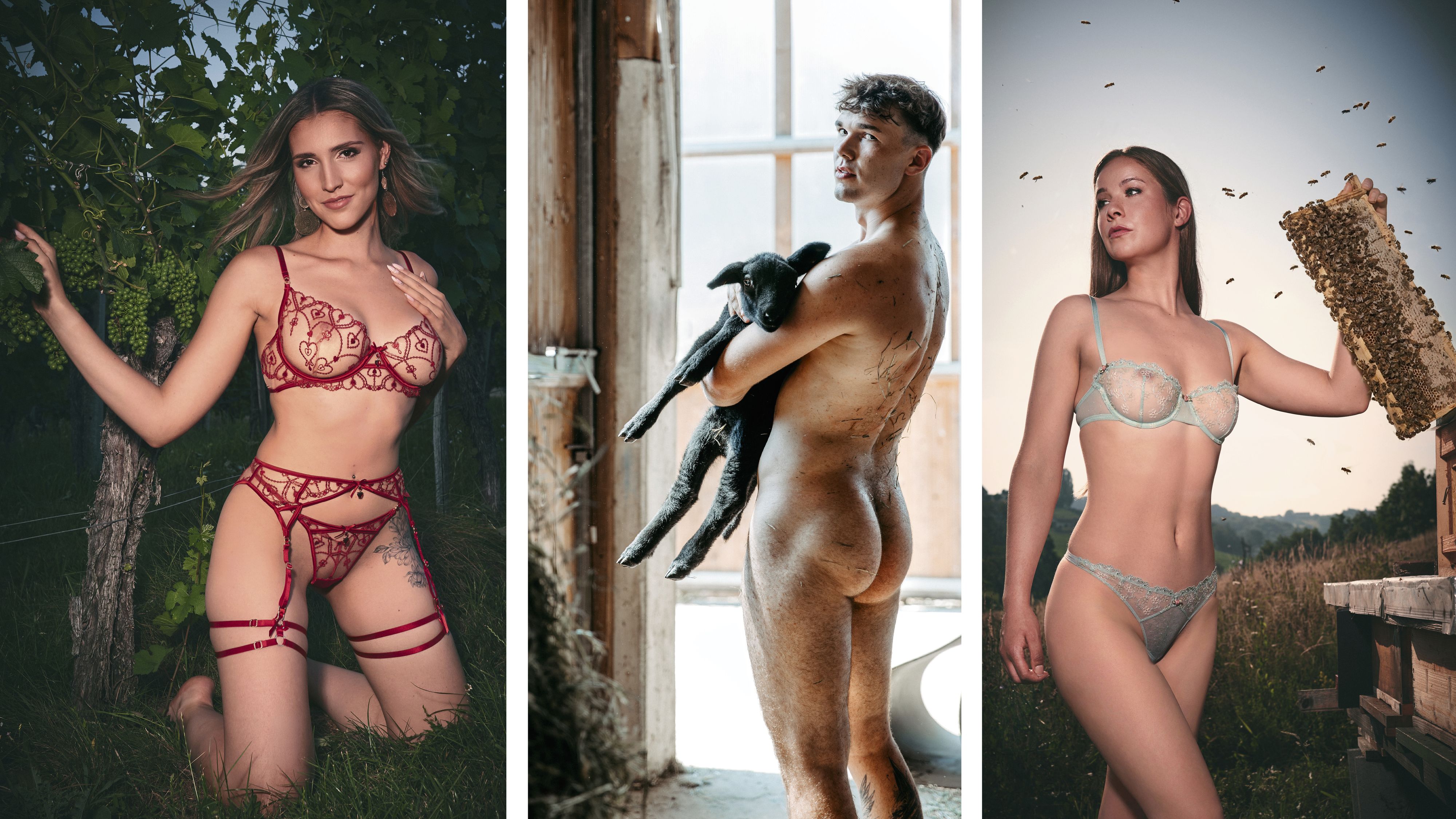 Sexy: Die Jungbauern zeigen sich im neuen Kalender von ihrer nackten Seite
