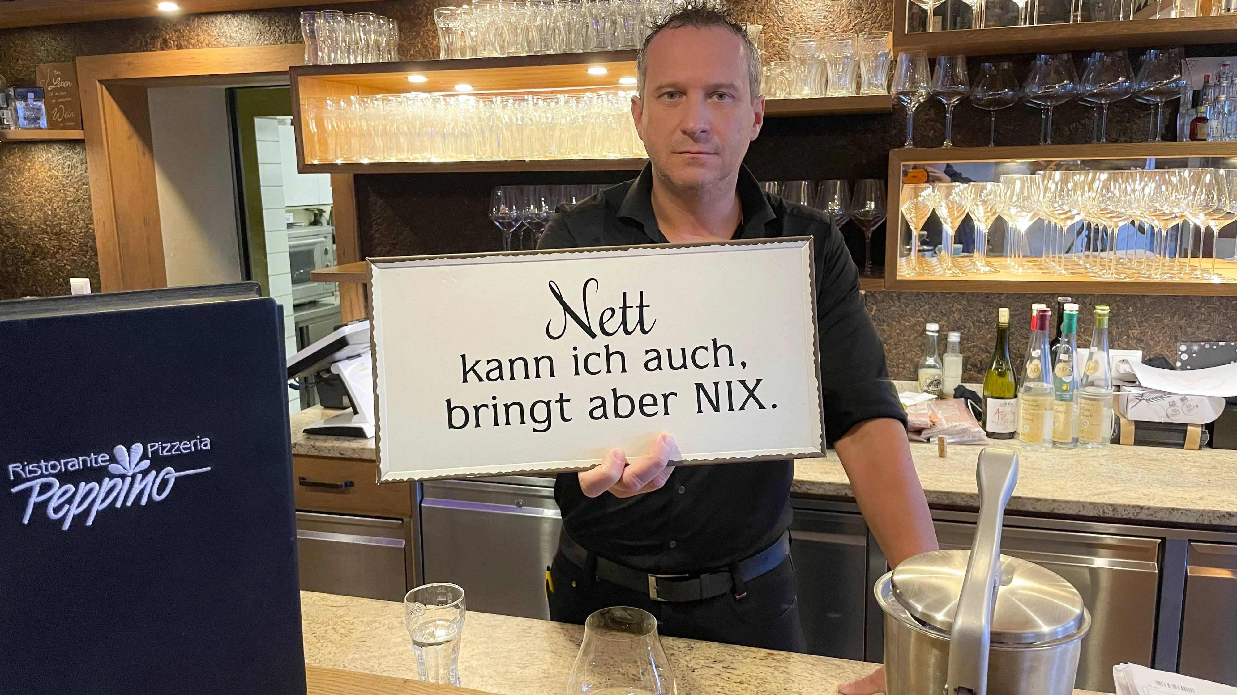 Stefan Lercher, Betreiber des beliebten Ristorante Pizzeria Peppino