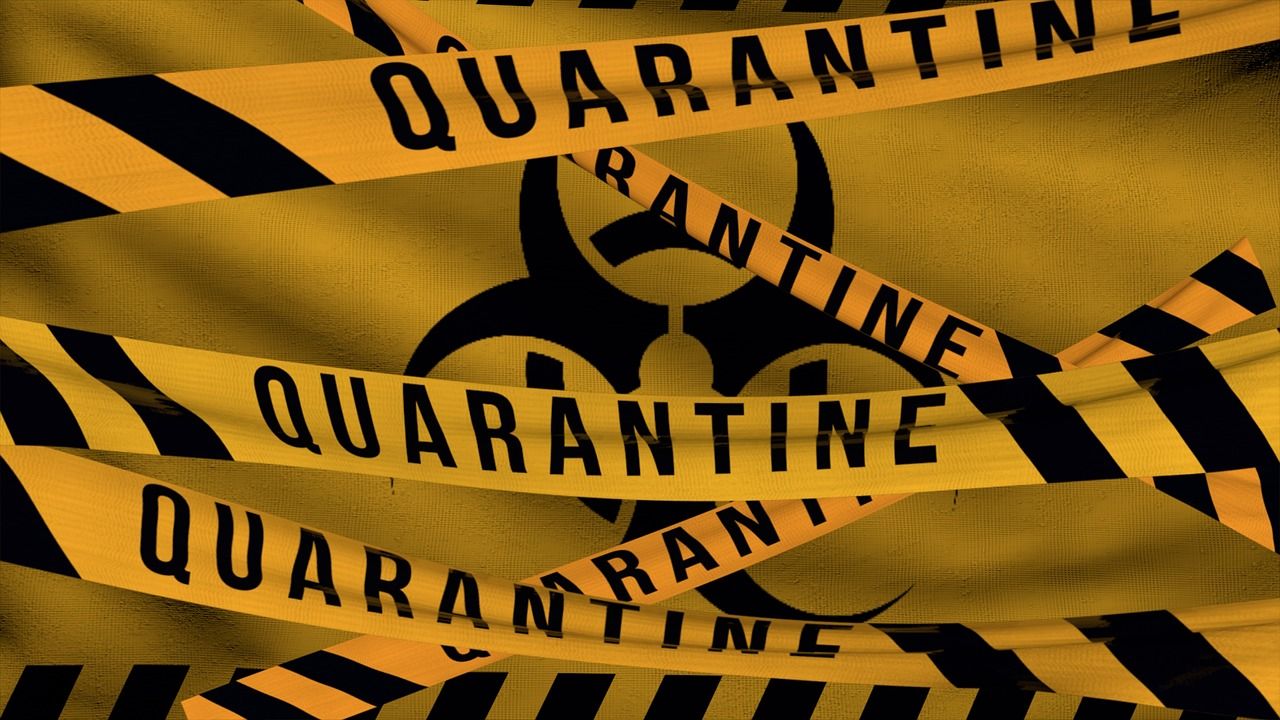 Biohazard-Zeichen - Warnung vor gefährlichen Viren und Bakterien