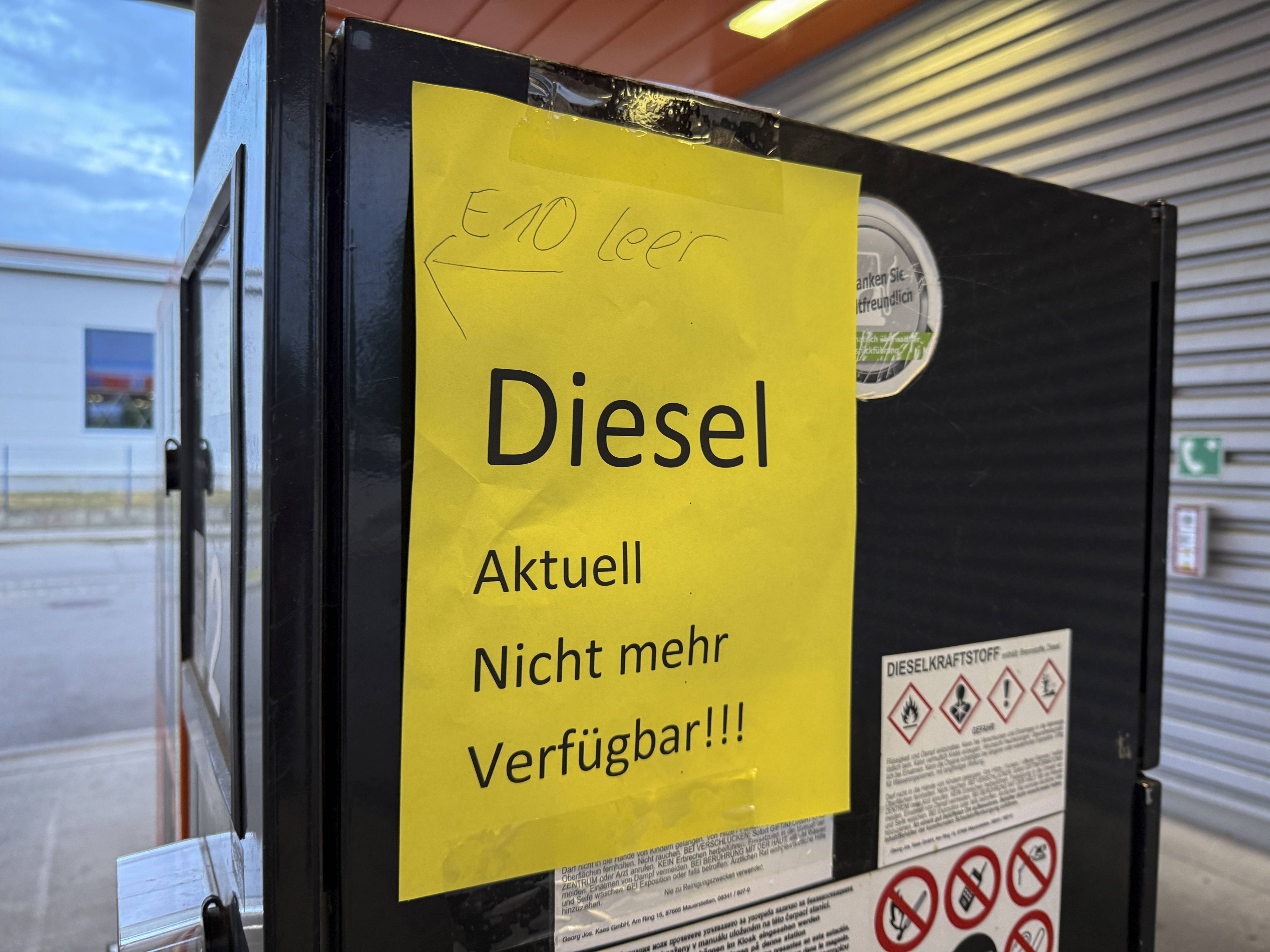 Erste Tankstellen haben mit Lieferproblemen zu kämpfen.