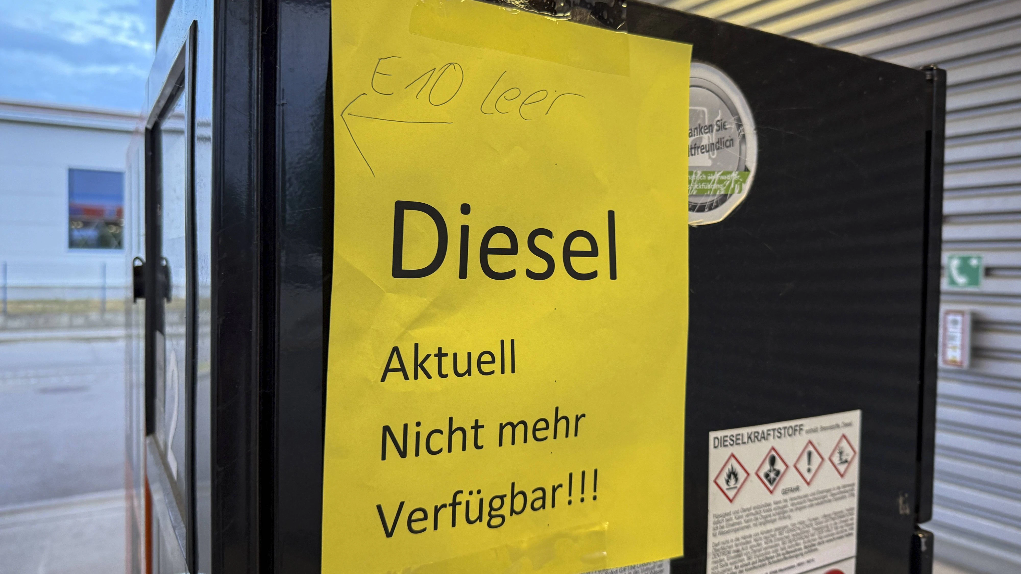 Erste Tankstellen haben mit Lieferproblemen zu kämpfen.