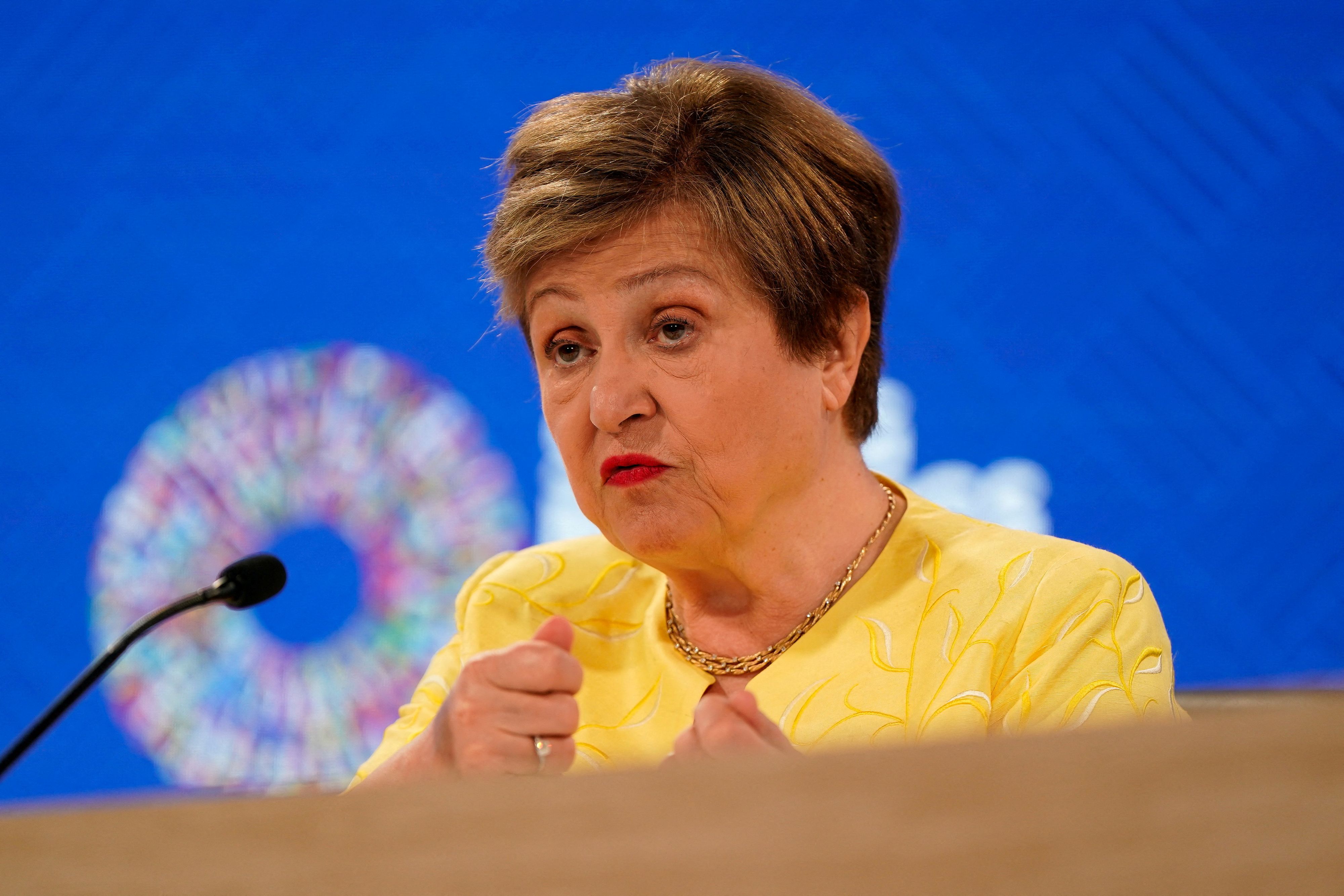 Kristalina Georgiewa warnte vor einem Vorgehen, bei dem die Geldpolitik dauerhaft zur Entlastung der Staaten eingesetzt wird.
