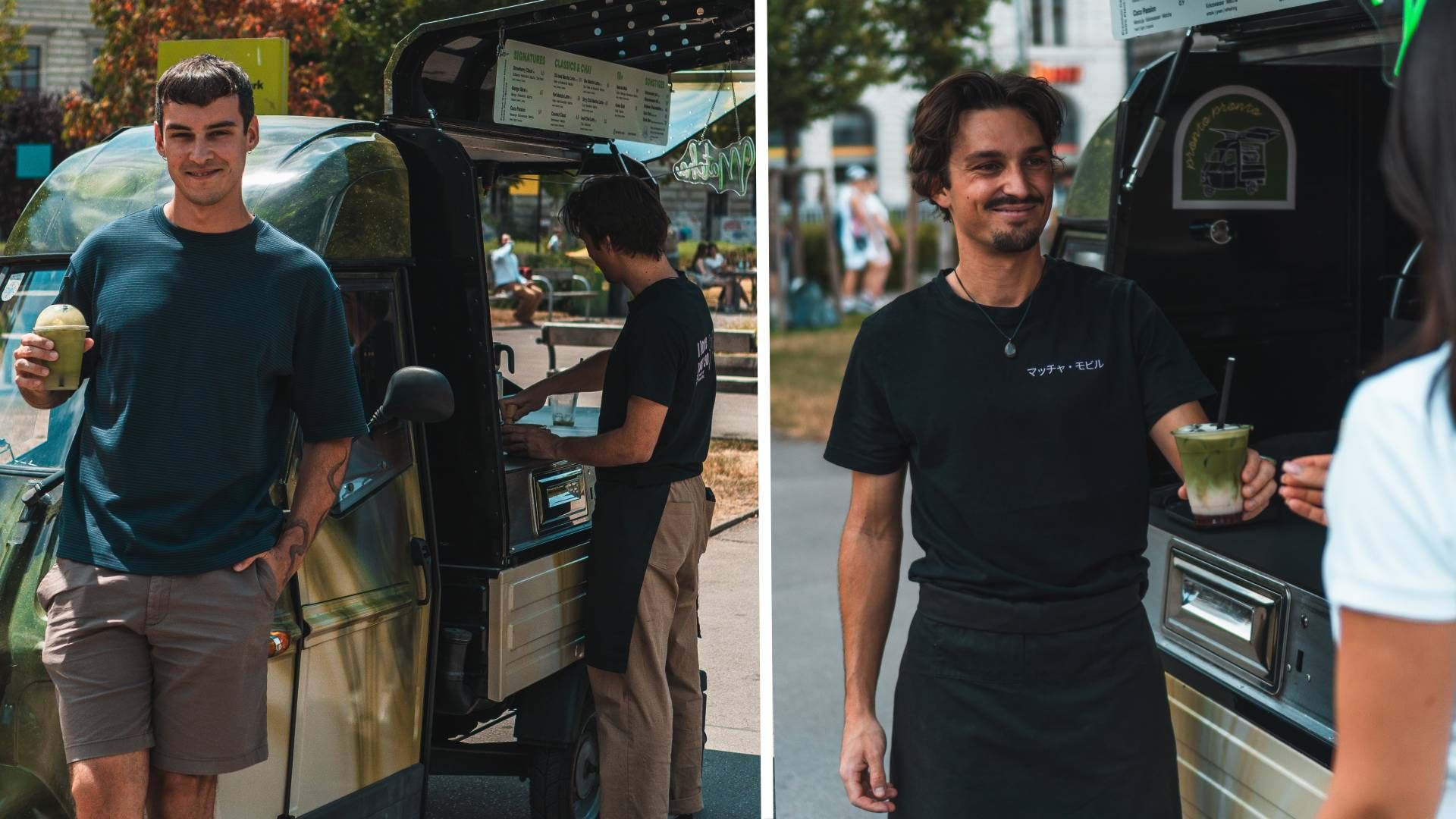 Das Matcha-Mobil verkauft Matcha nun auch auf drei Rädern.