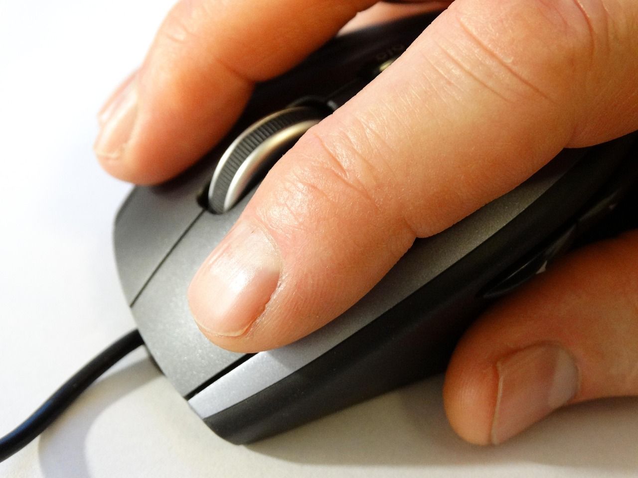 Computermaus am PC