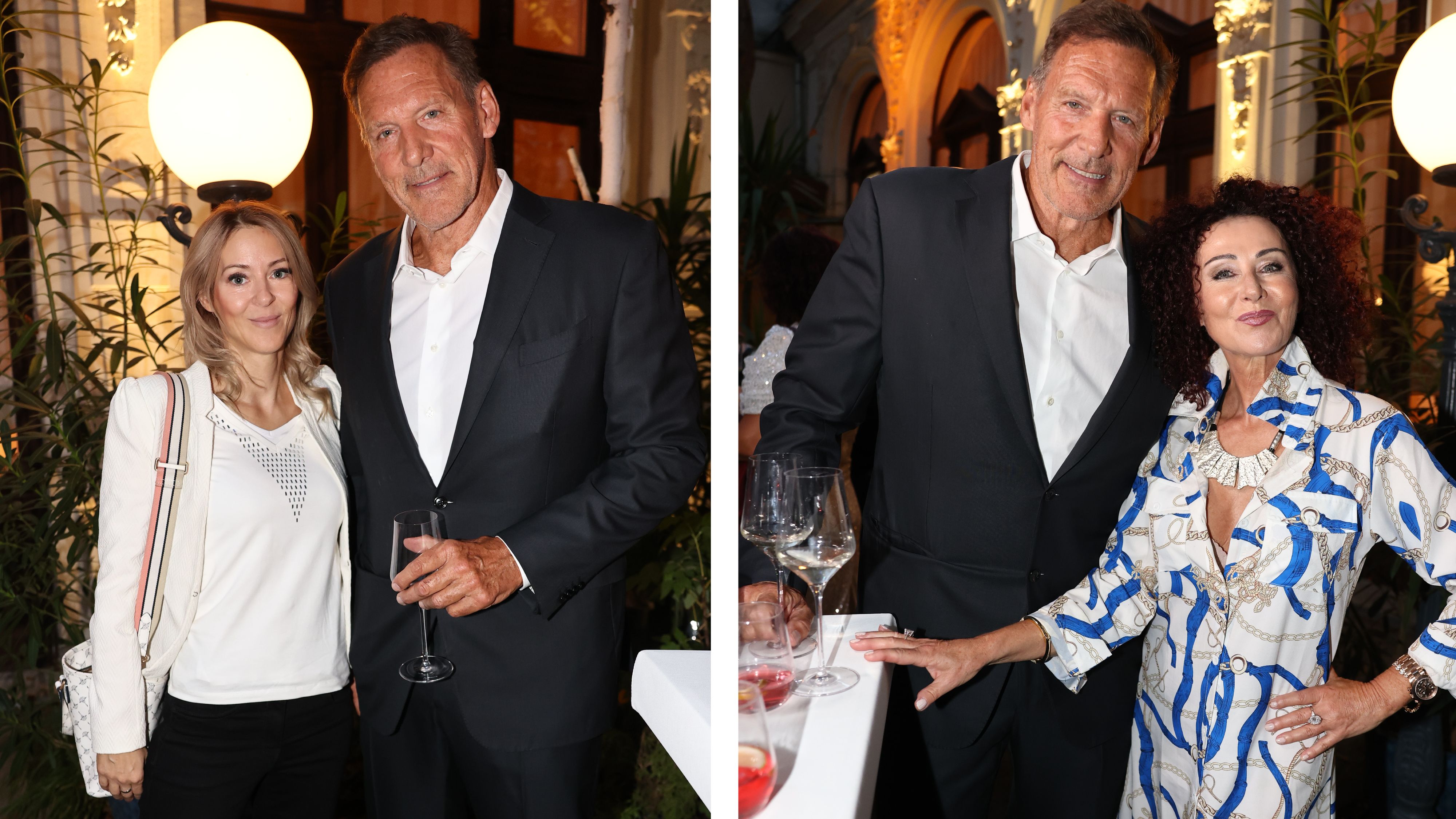 Simone Lugner und Christina 