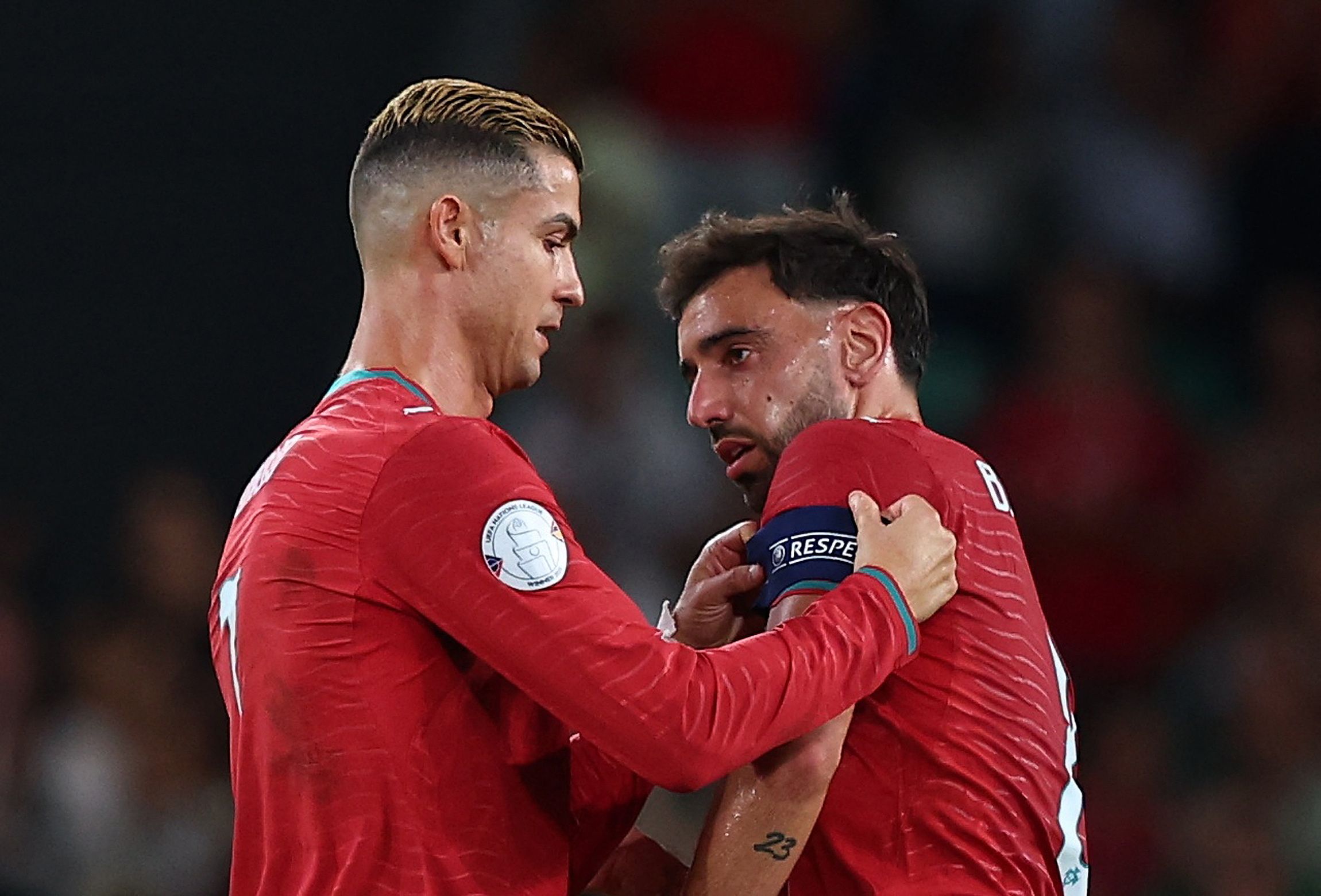 Cristiano Ronaldo und Bruno Fernandes