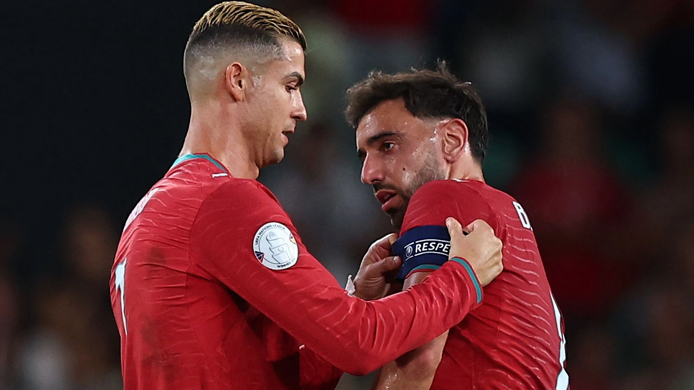 Cristiano Ronaldo und Bruno Fernandes