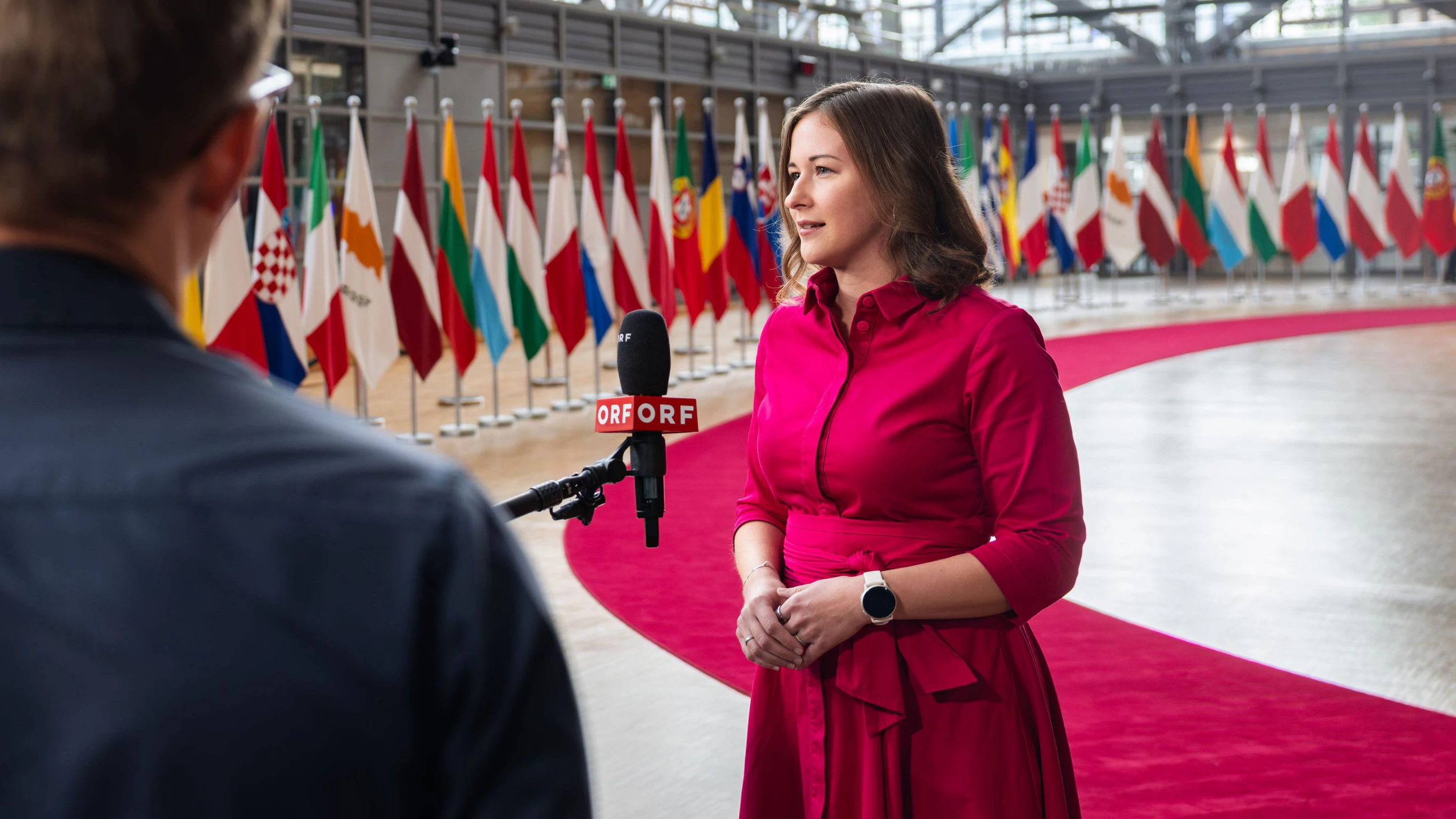 Europaministerin Claudia Bauer (ÖVP) in Brüssel.