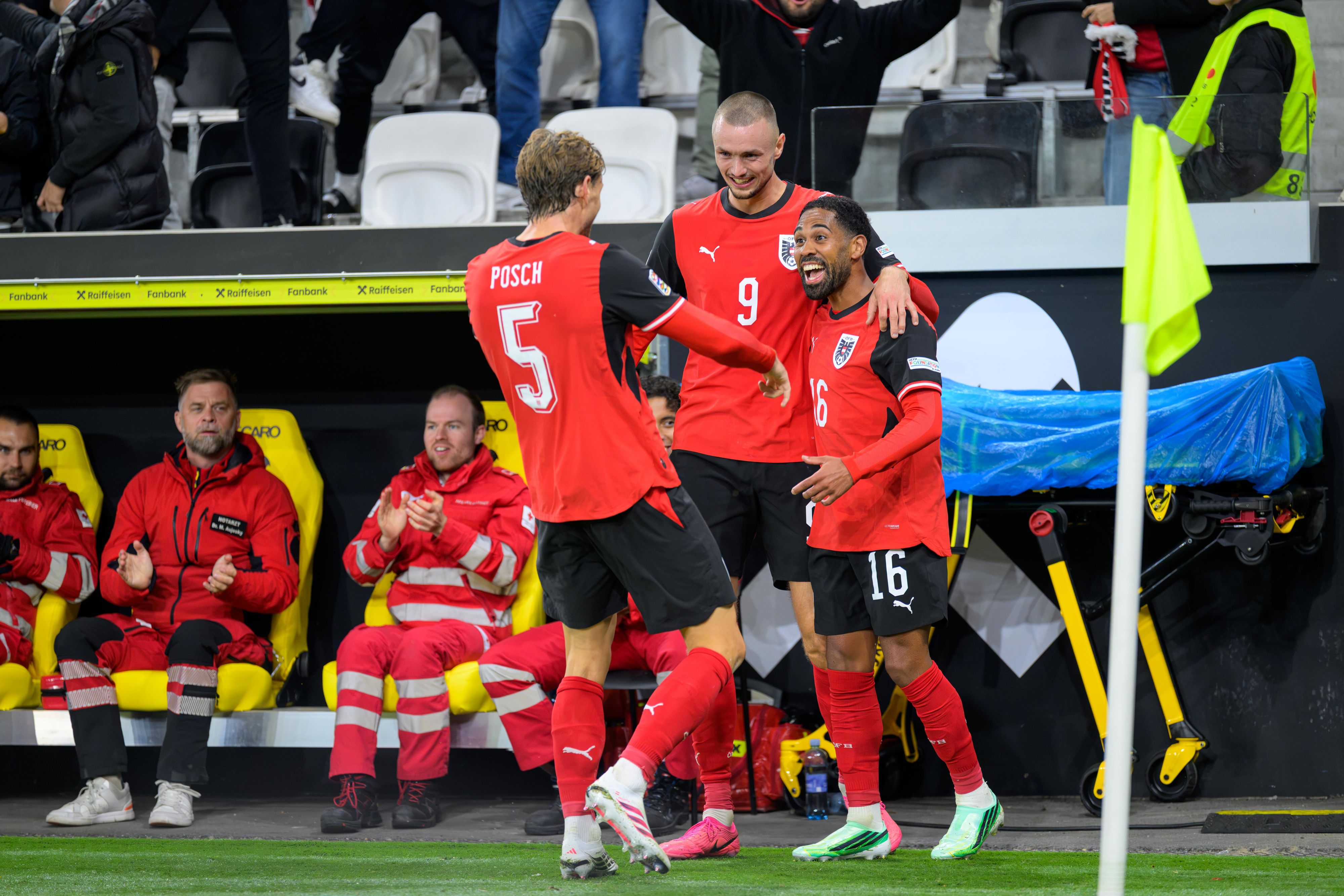 Österreichs Fußball-Nationalteam. 