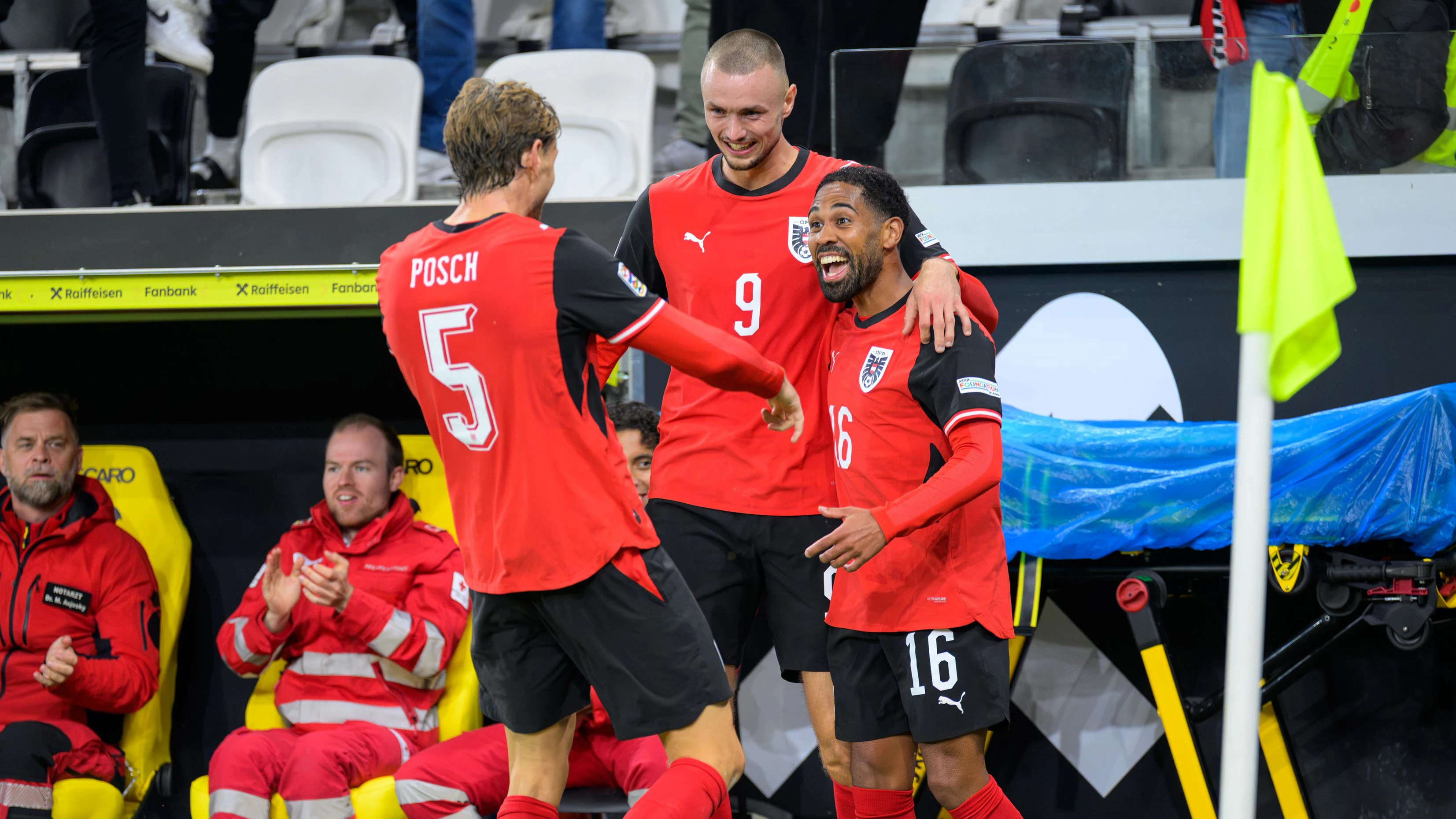 Österreichs Fußball-Nationalteam. 