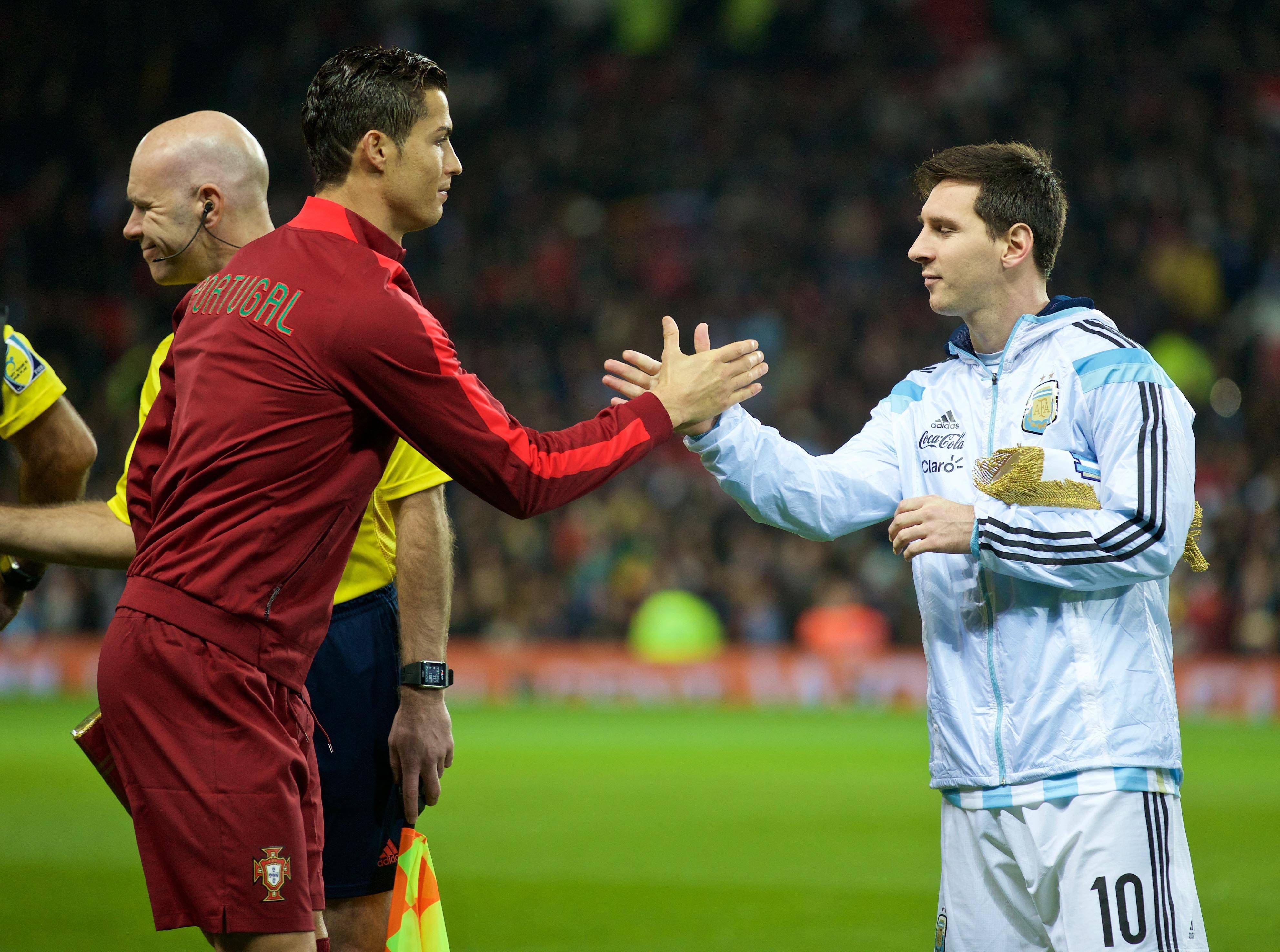 Cristiano Ronaldo und Leo Messi.
