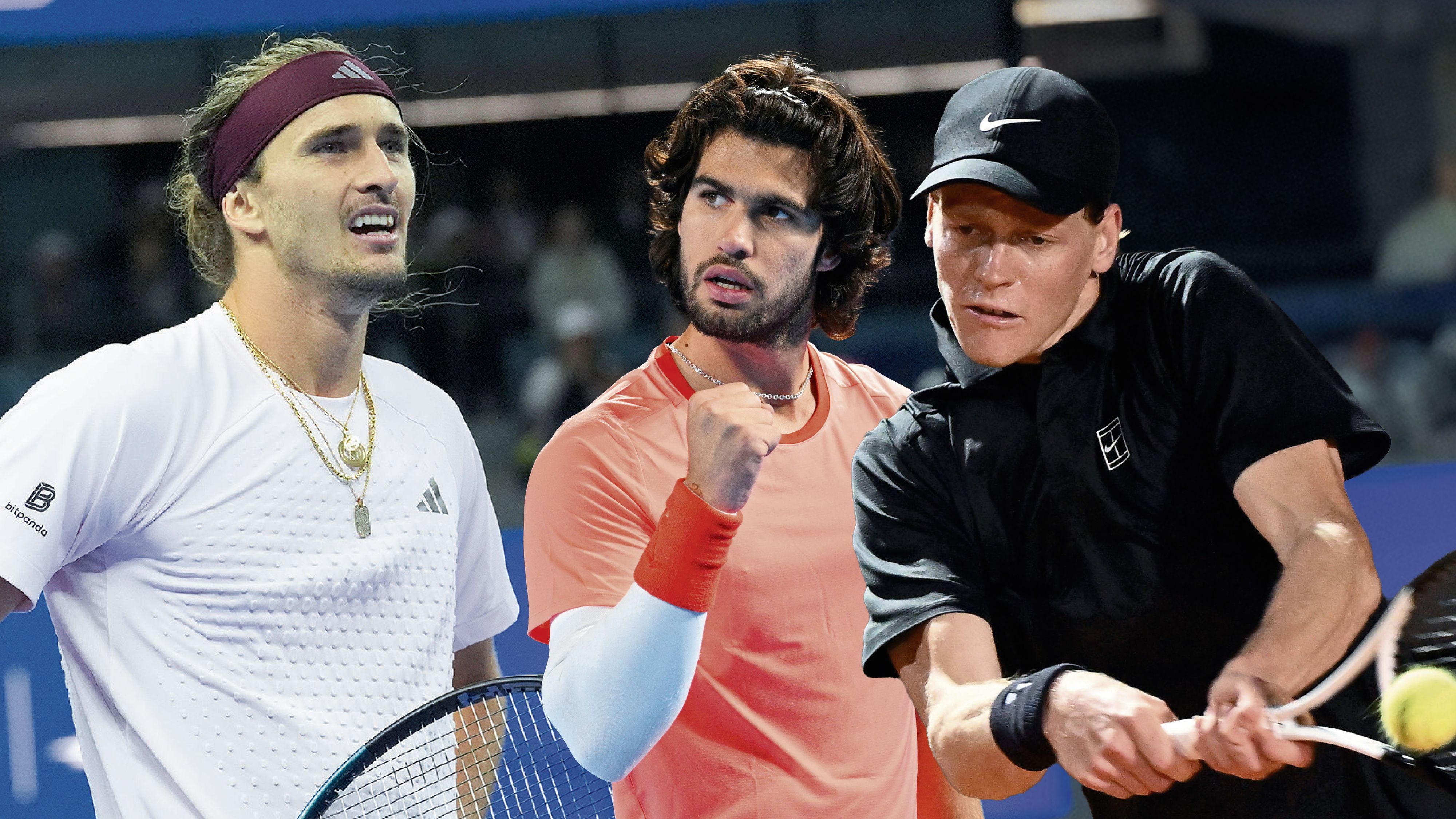 Zverev ist wohl bald die Nummer 1 der Tennis-Welt, seit 2025 konnte er Sinner und Alcaraz aber nicht mehr schlagen. Seine Bilanz gegen das Duo in diesem Zeitraum lautet 0:11.