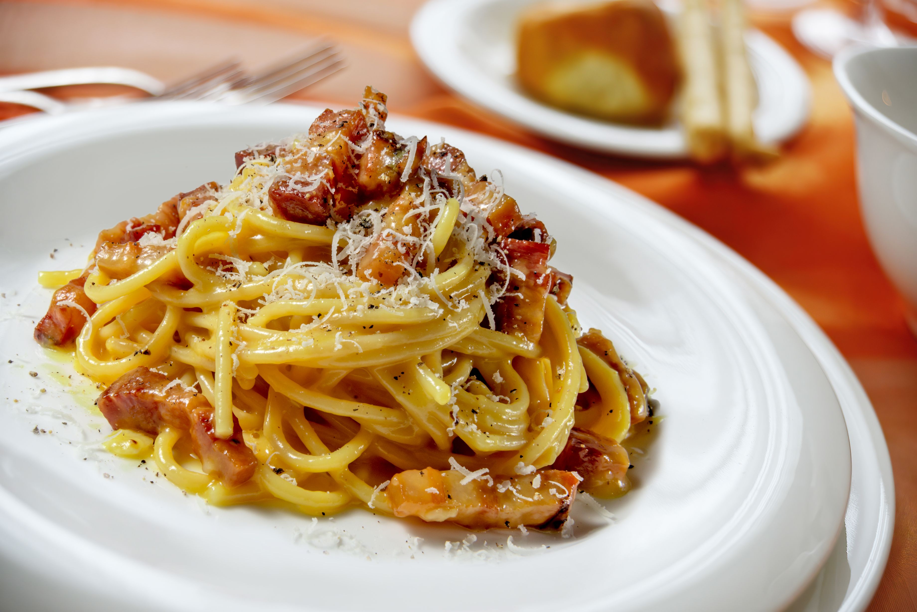 In dem Lokal kostet eine Portion der edlen Variante von Spaghetti Carbonara 99 Euro.