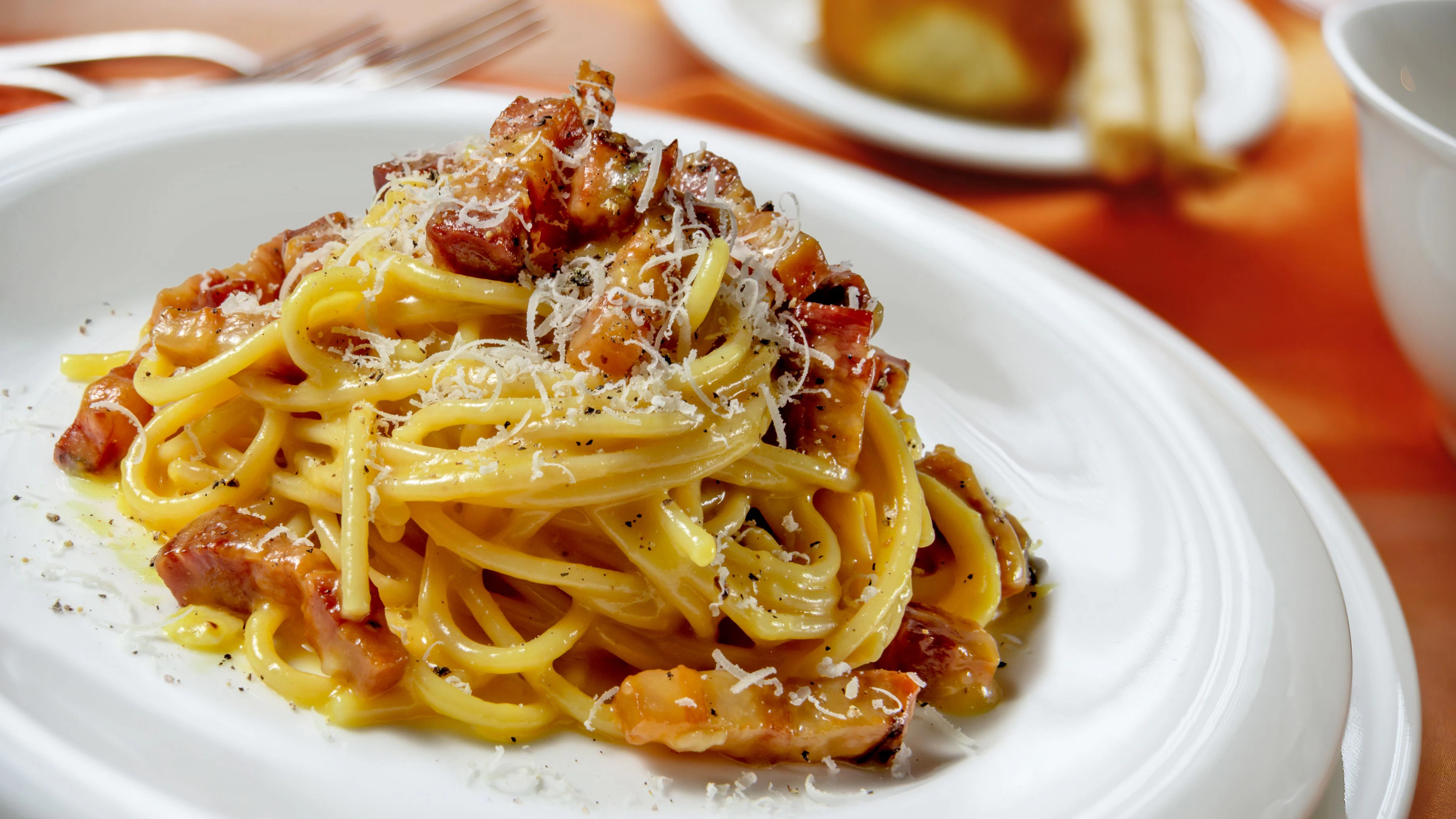 In dem Lokal kostet eine Portion der edlen Variante von Spaghetti Carbonara 99 Euro.