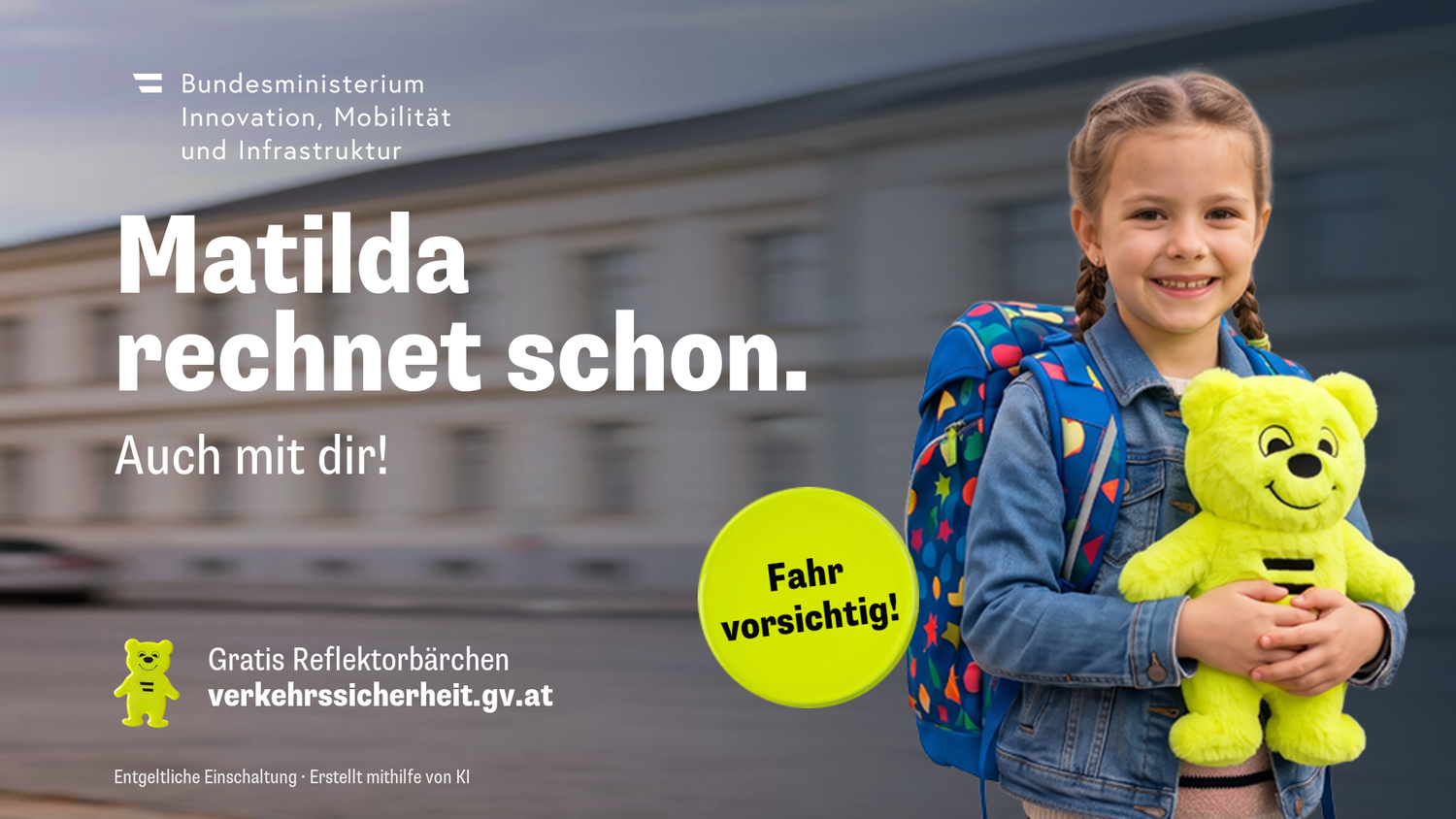 Sicherheit am Schulweg ist auch deine Verantwortung.