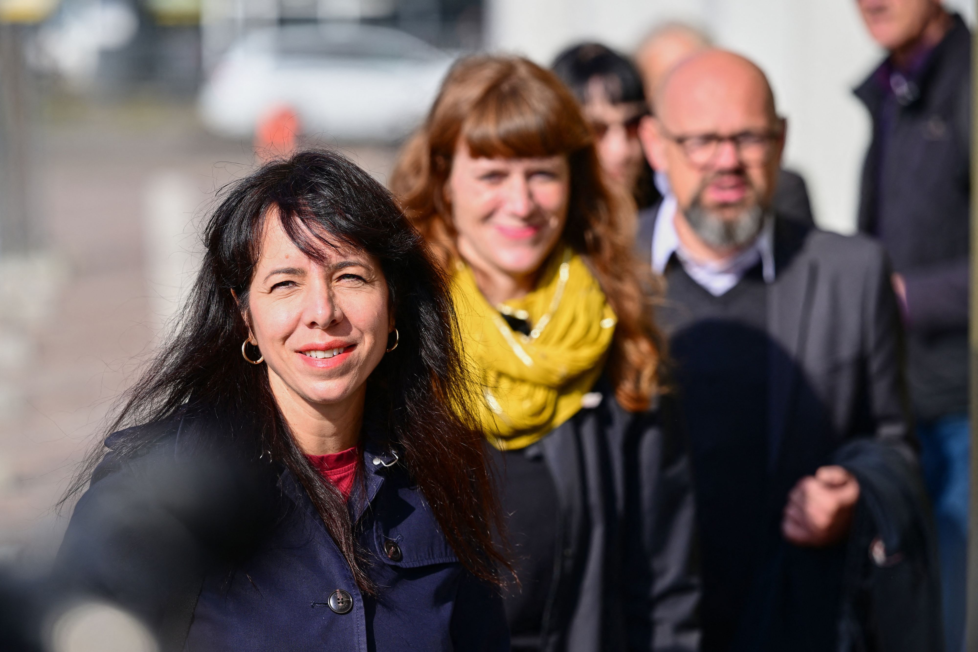 Elif Eralp (Linke) wird mit SPD und Grüne über eine mögliche Regierungsbildung verhandeln.