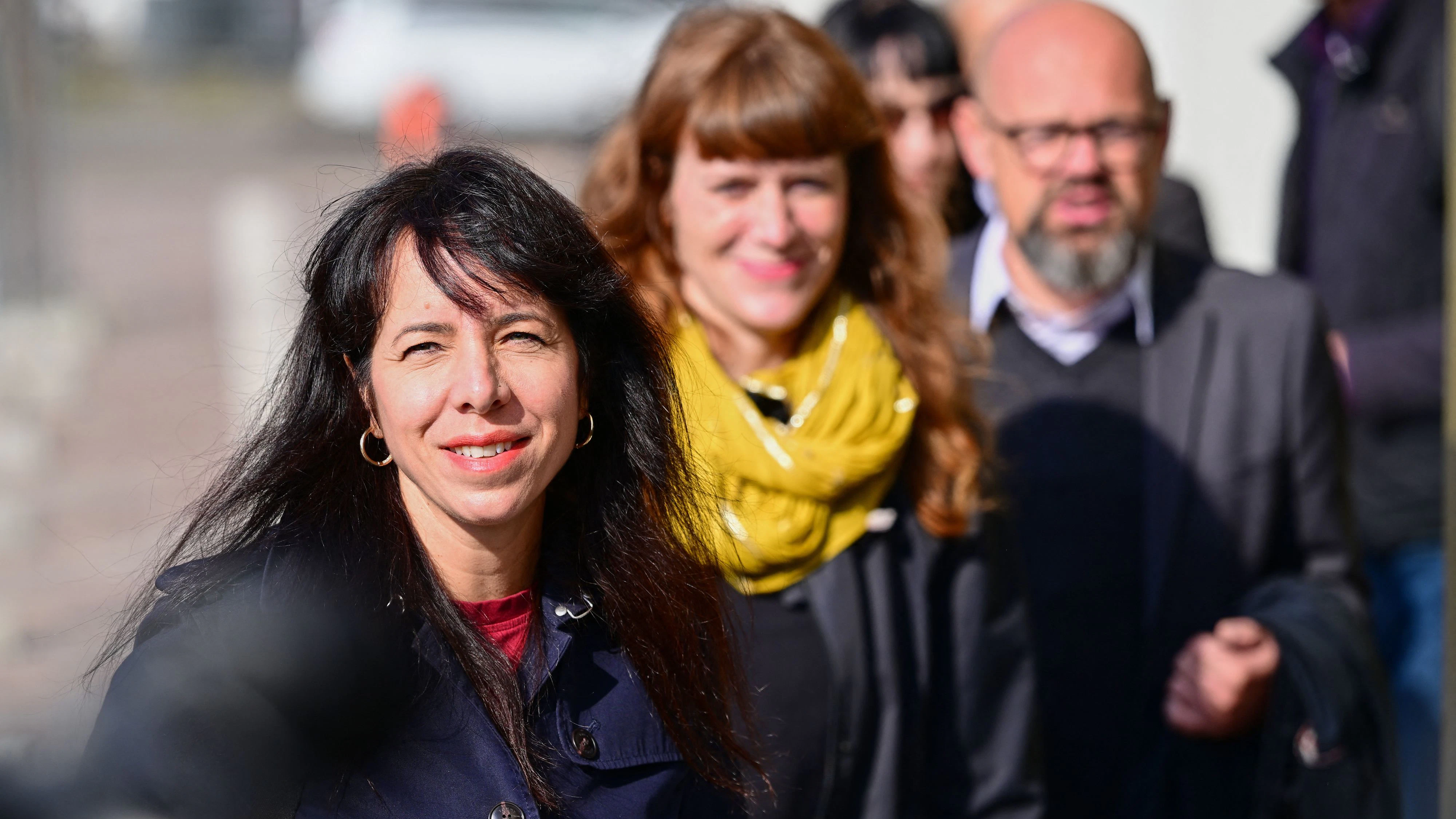 Elif Eralp (Linke) wird mit SPD und Grüne über eine mögliche Regierungsbildung verhandeln.