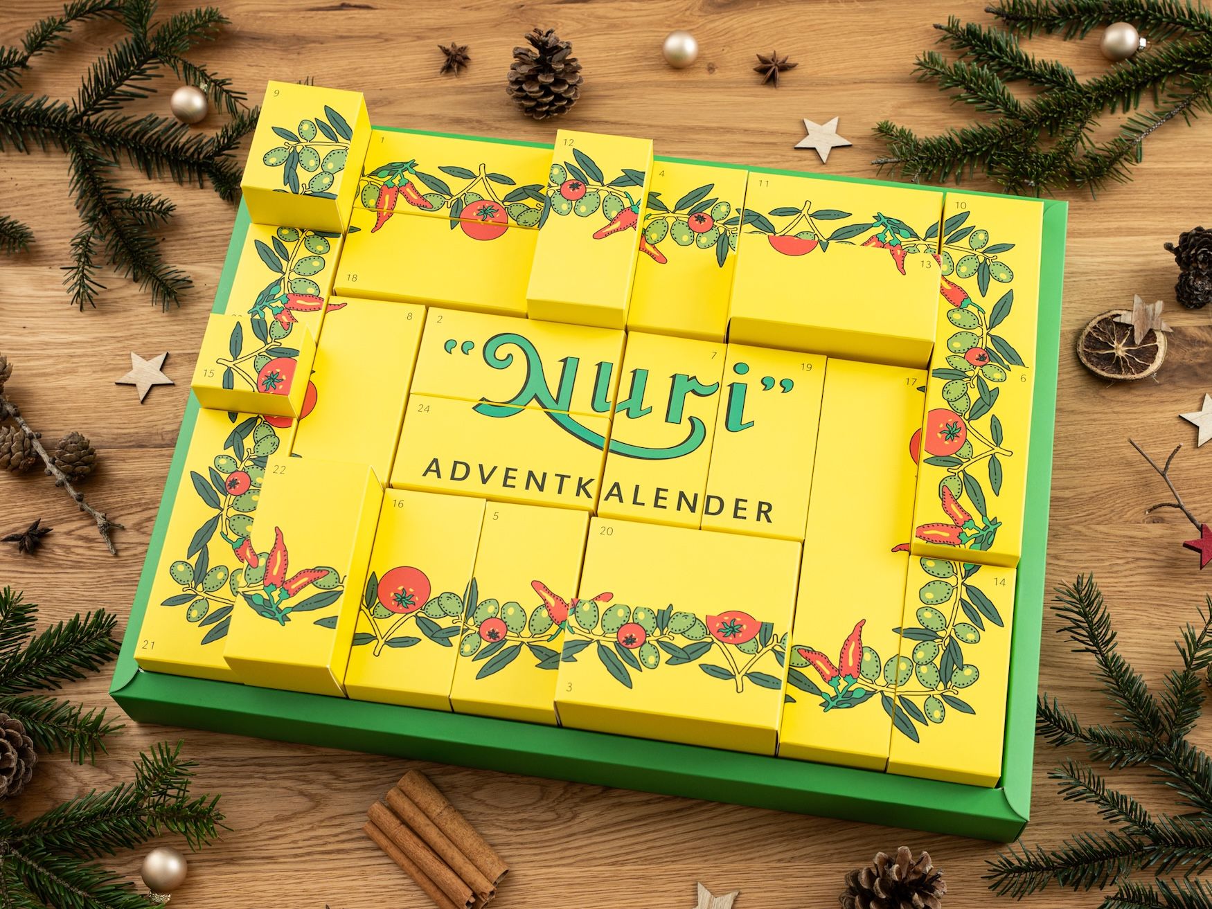 Der auf 100 Stück limitierte Adventkalender ist ab 15. Oktober zu haben.