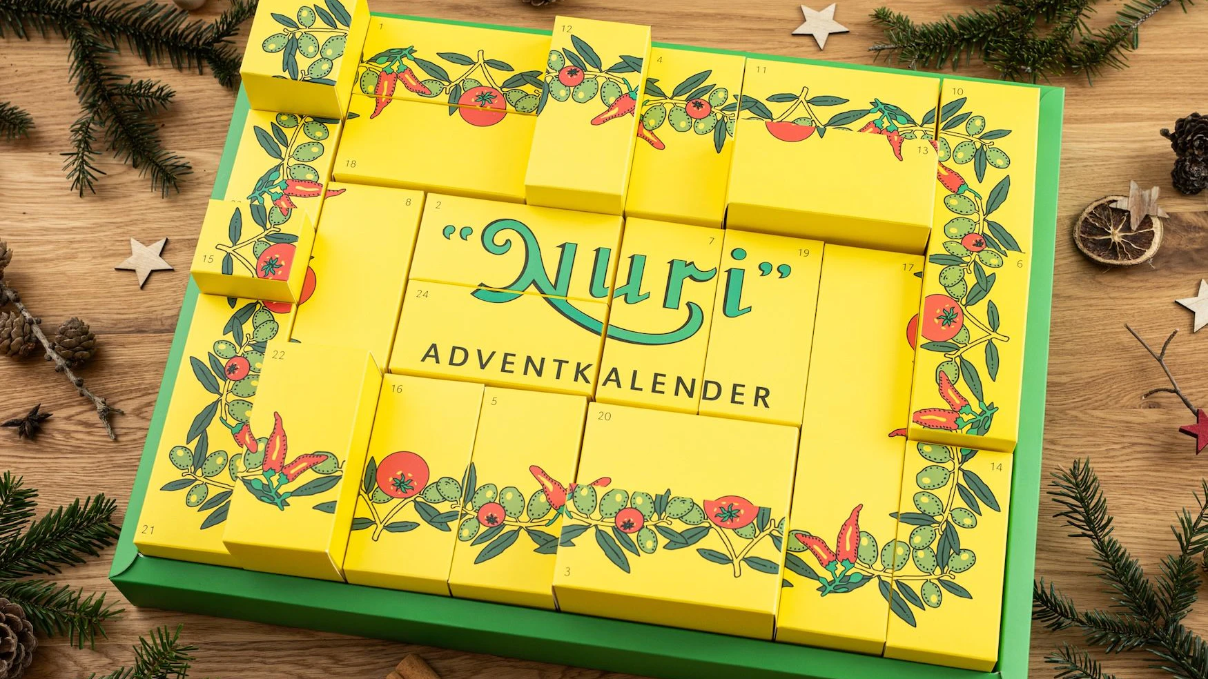 Der auf 100 Stück limitierte Adventkalender ist ab 15. Oktober zu haben.