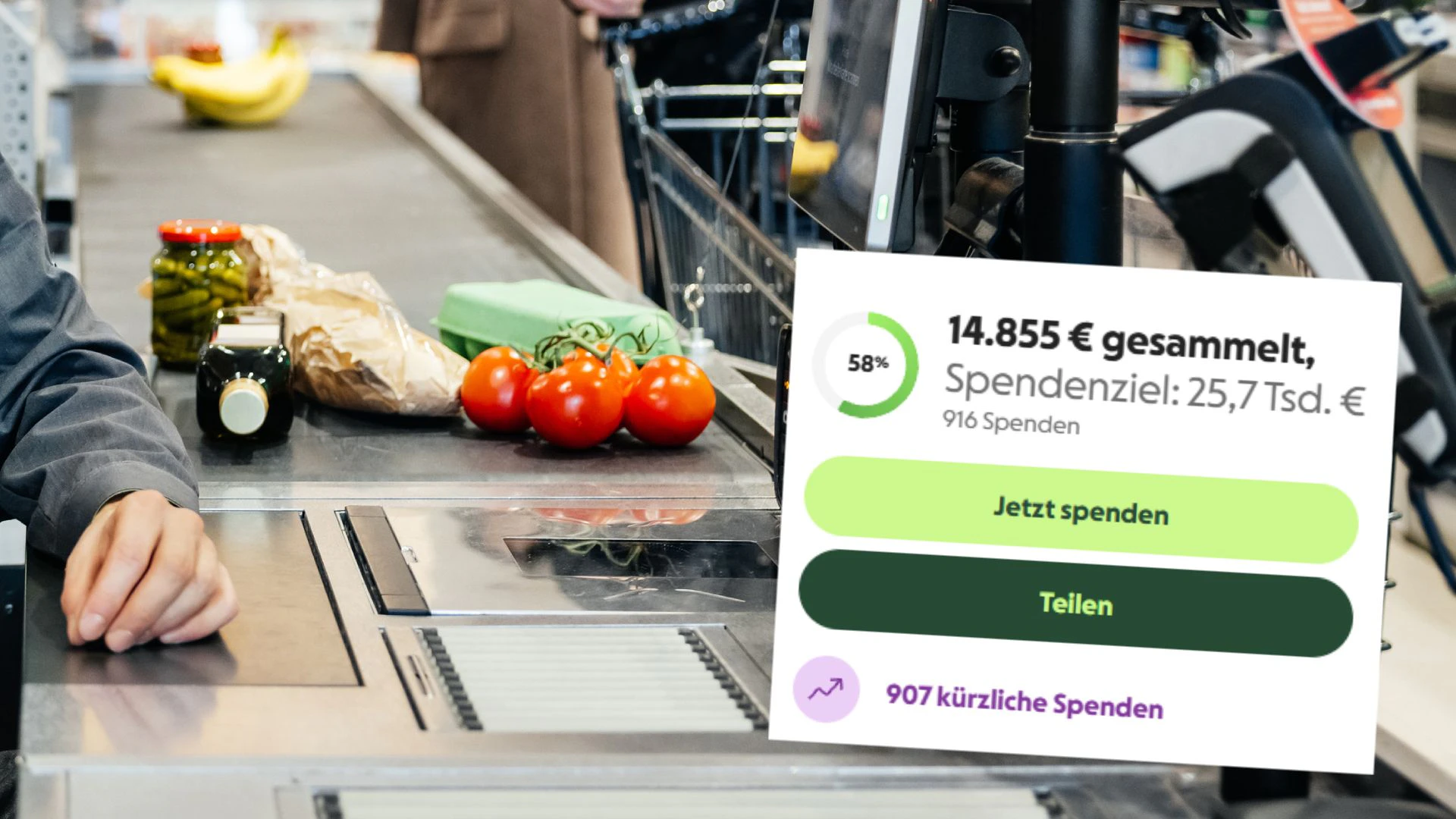 In nicht einmal 24 Stunden kamen für den Kassier schon fast 15.000 Euro zusammen. (Symbolbild)